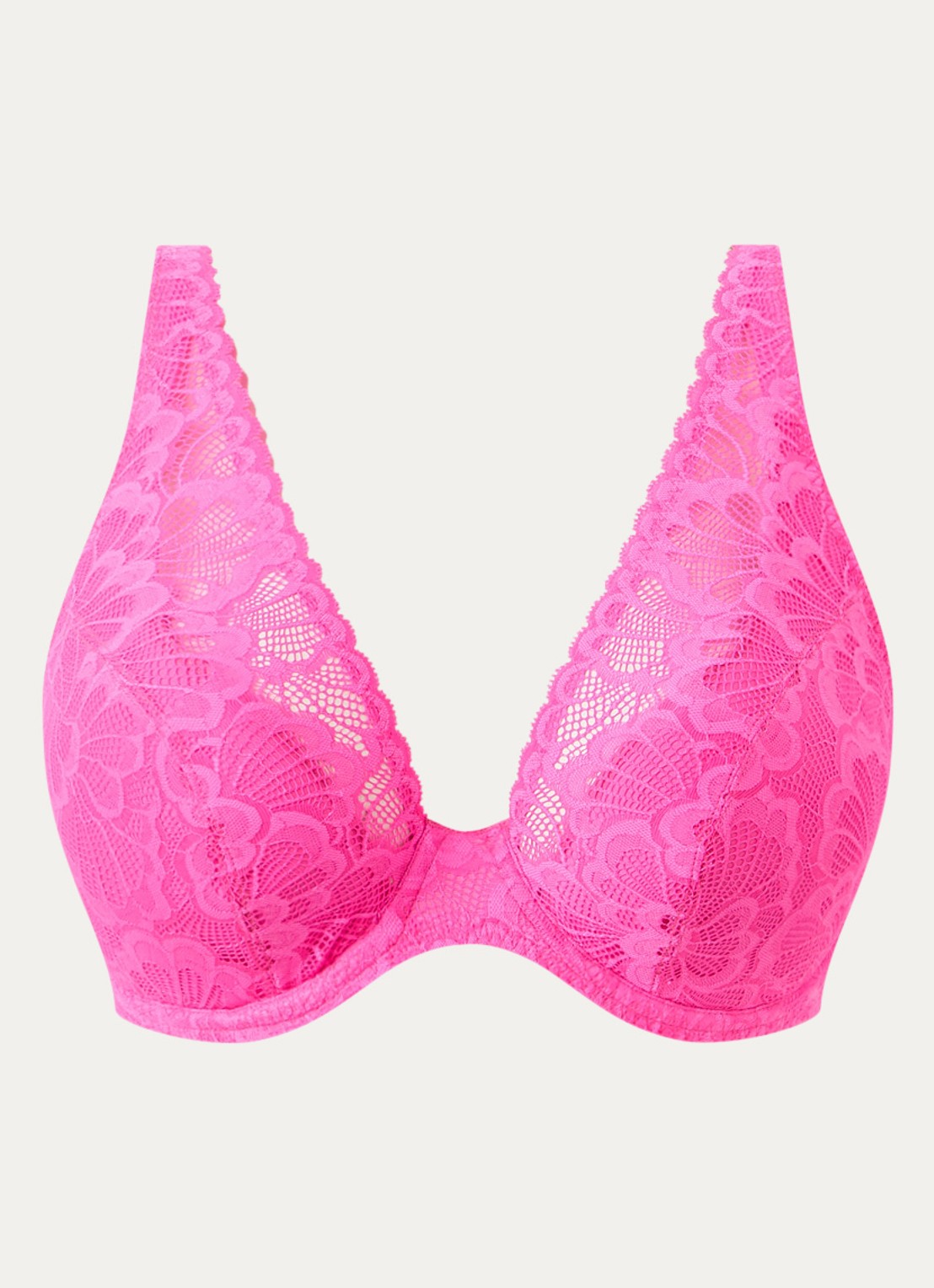 PrimaDonna Mocuto plunge bh halve mousse cups - voorkant roze
