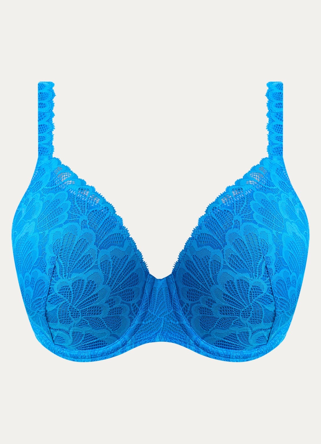 PrimaDonna Mocuto voorgevormde beugel bh met overlay van kant - voorkant 4 blauw