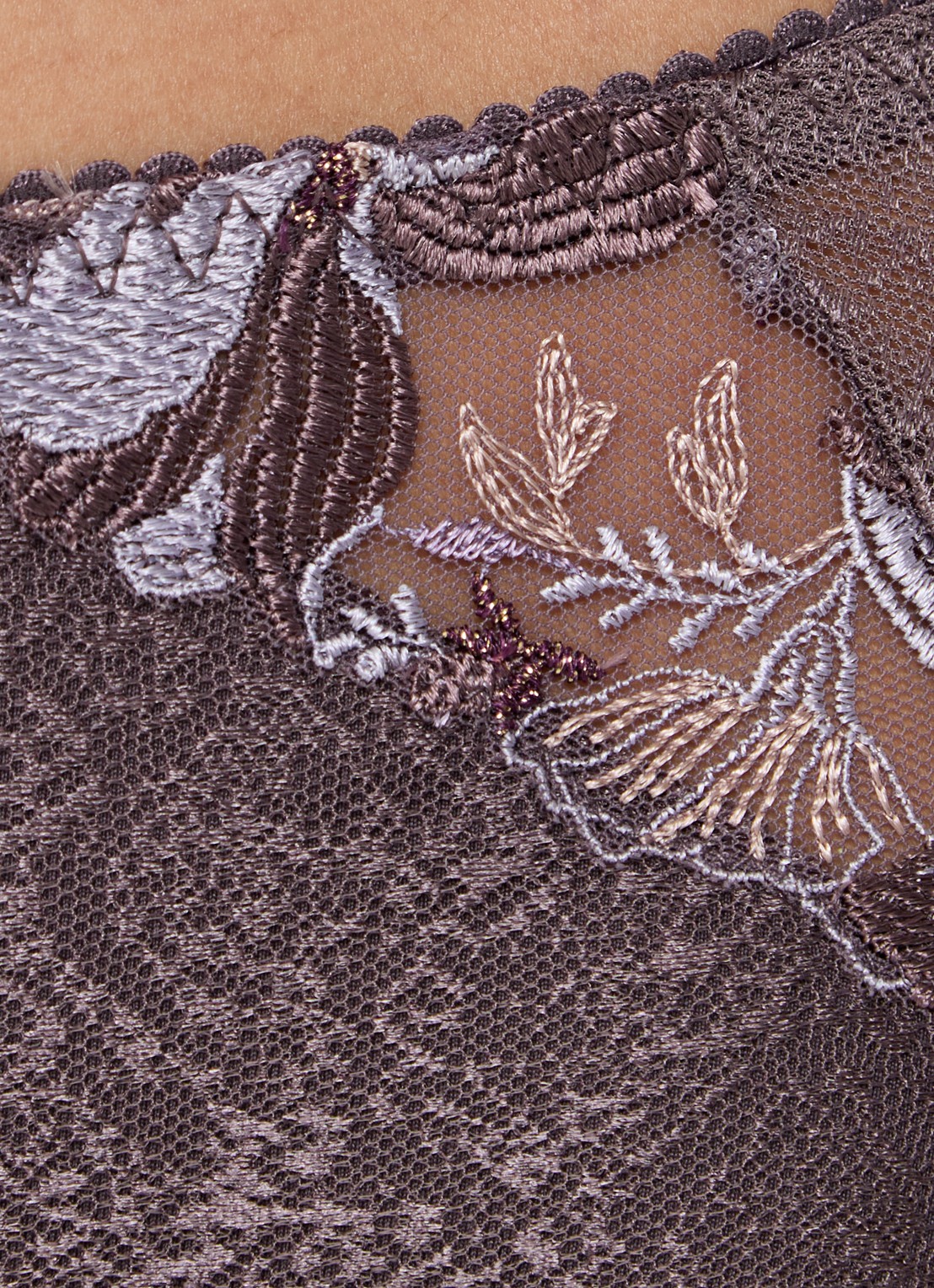 PrimaDonna Mohala slip met mesh - detail 4 taupe