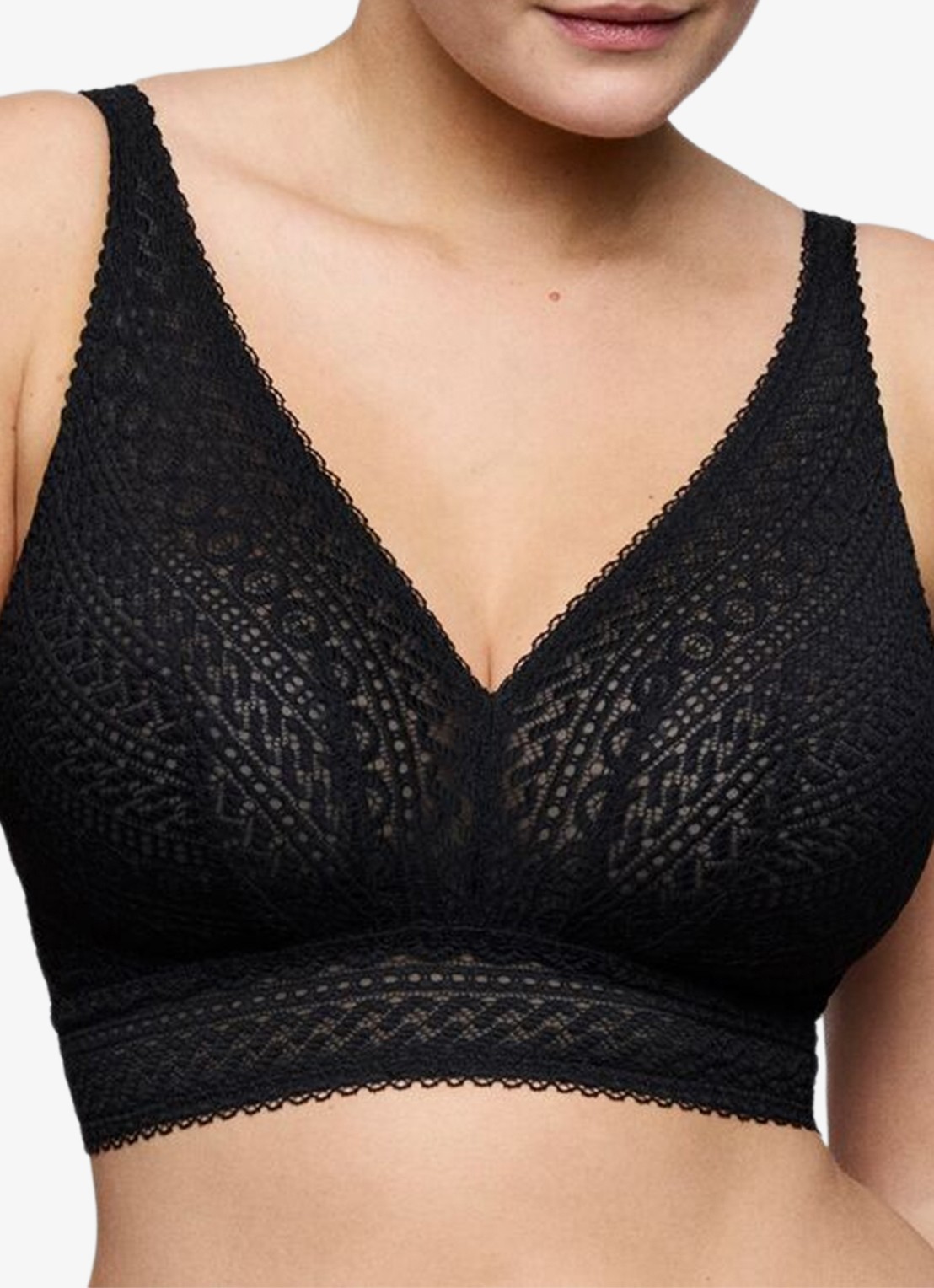 PrimaDonna Montara bralette van kant - detail 3 zwart