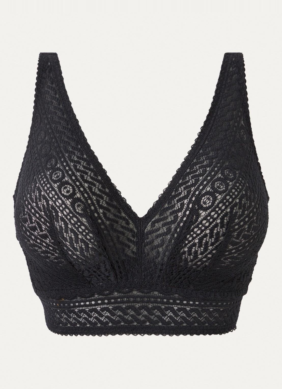 PrimaDonna Montara bralette van kant - voorkant 5 zwart