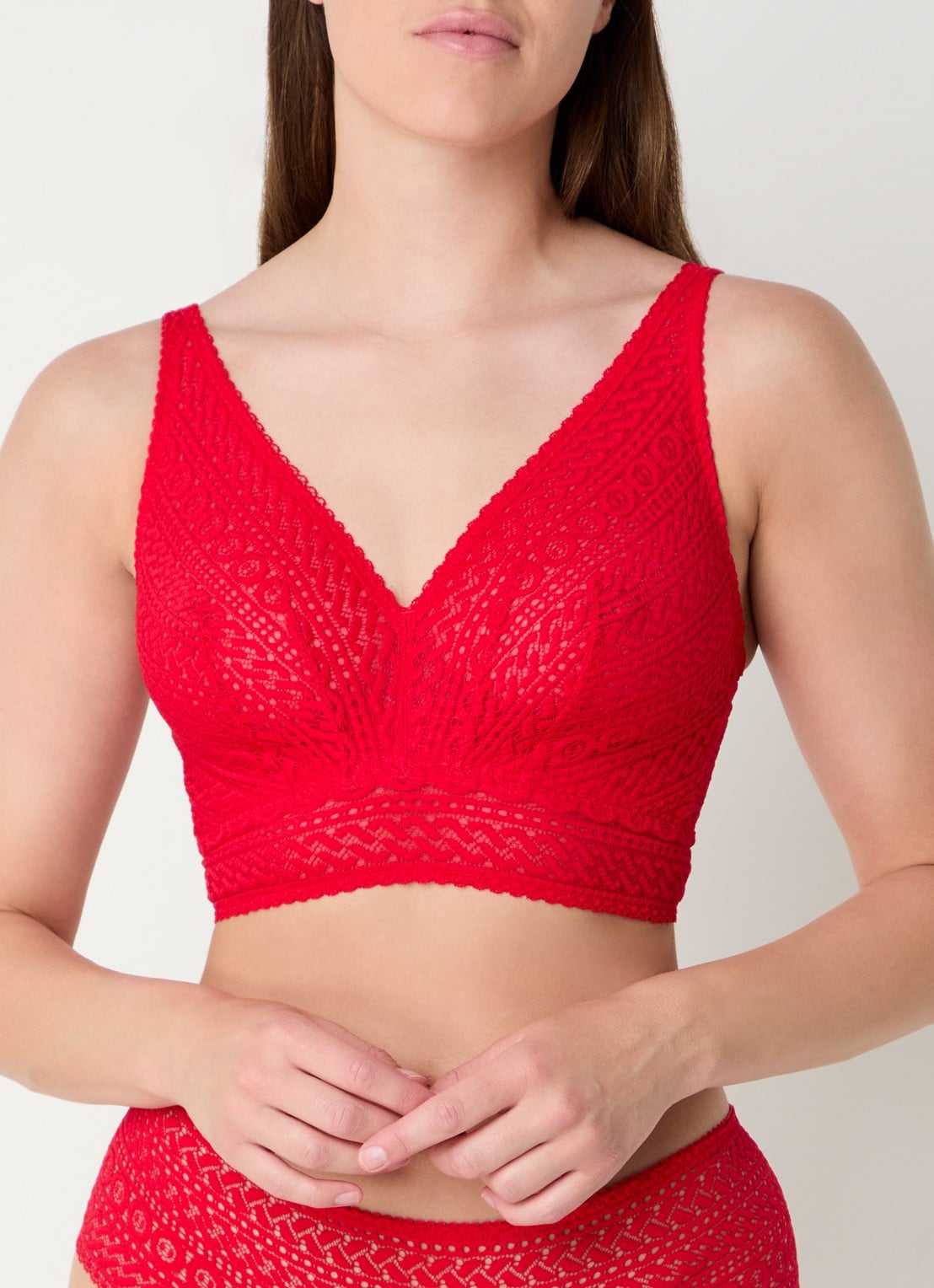 PrimaDonna Montara bralette van kant - detail 4 rood
