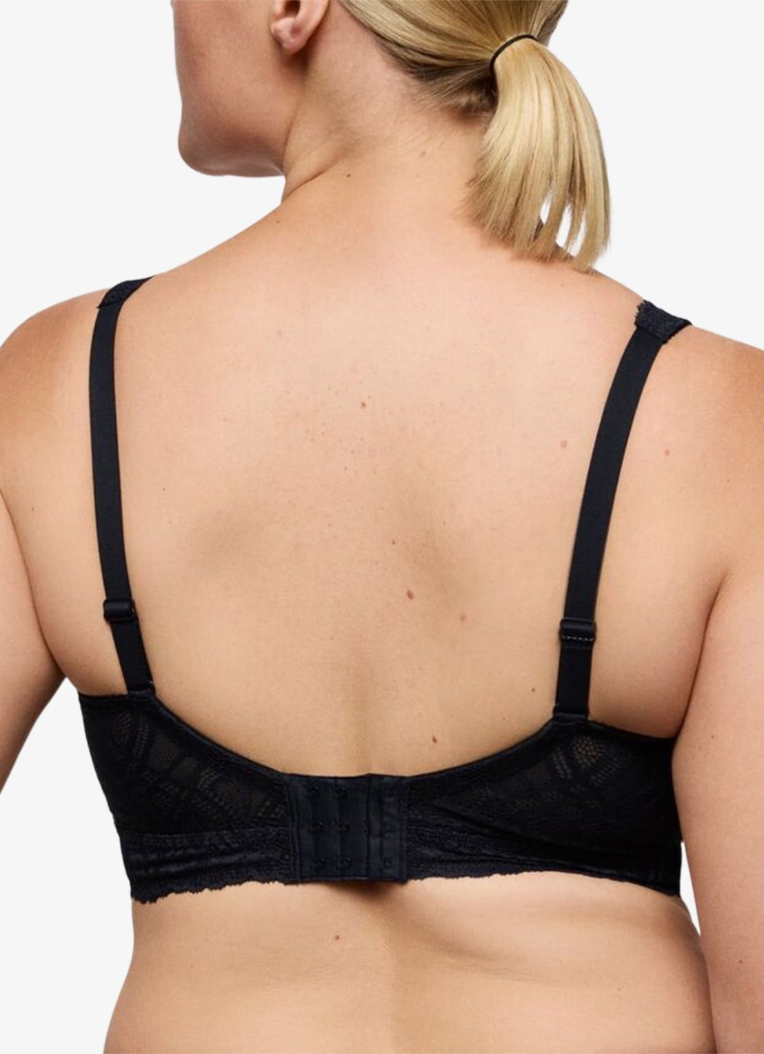 PrimaDonna Salerno bralette van kant - achterkant 4 donkerblauw
