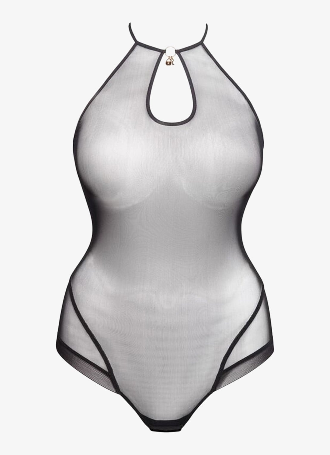PrimaDonna Sheary body van mesh - voorkant 4 zwart