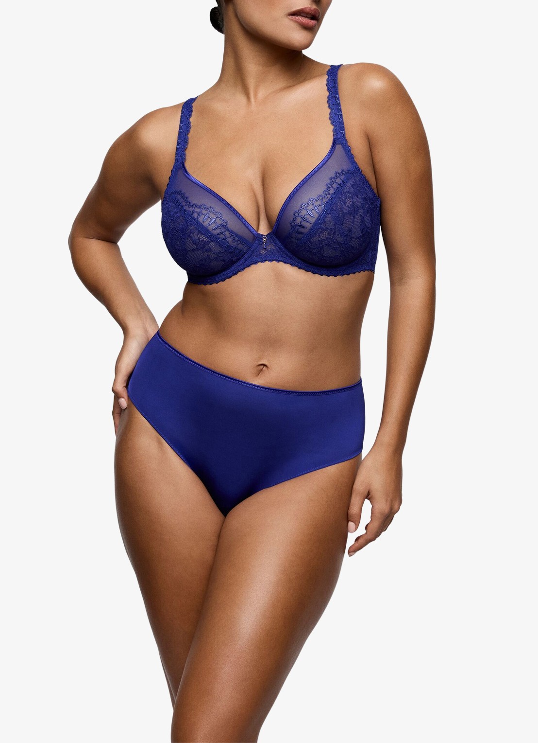 PrimaDonna Shimla plunge bh - voorkant 5 donkerblauw