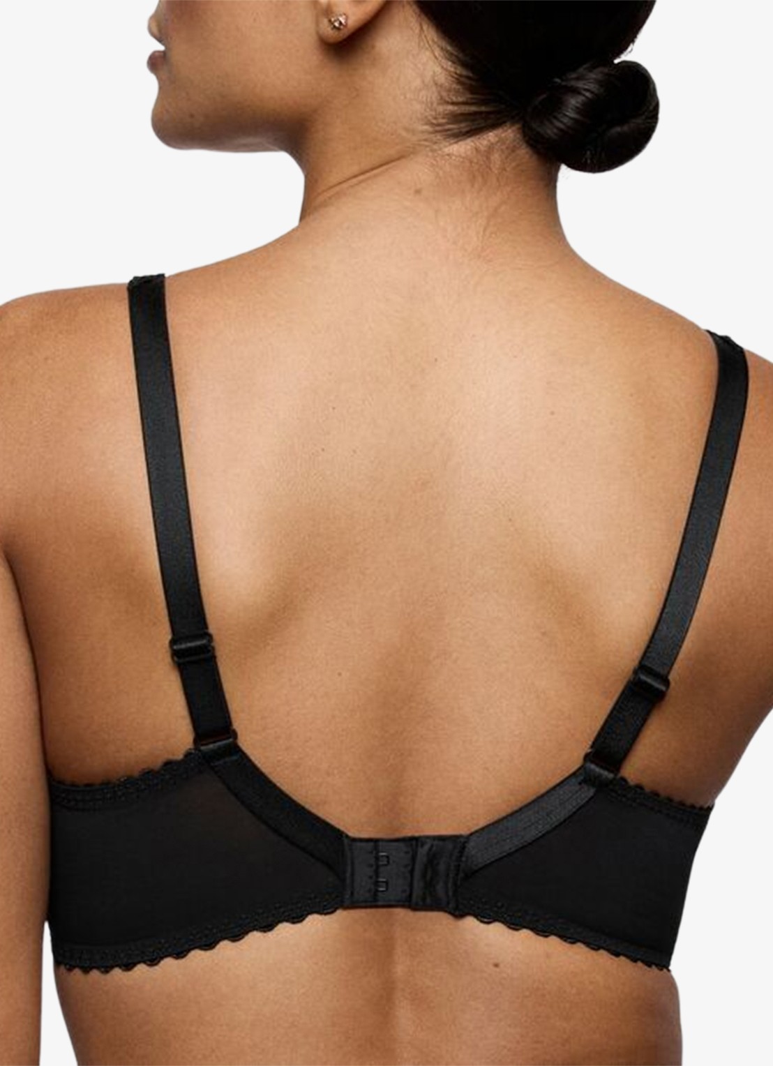 PrimaDonna Solisse plunge bh met borduring - achterkant zwart