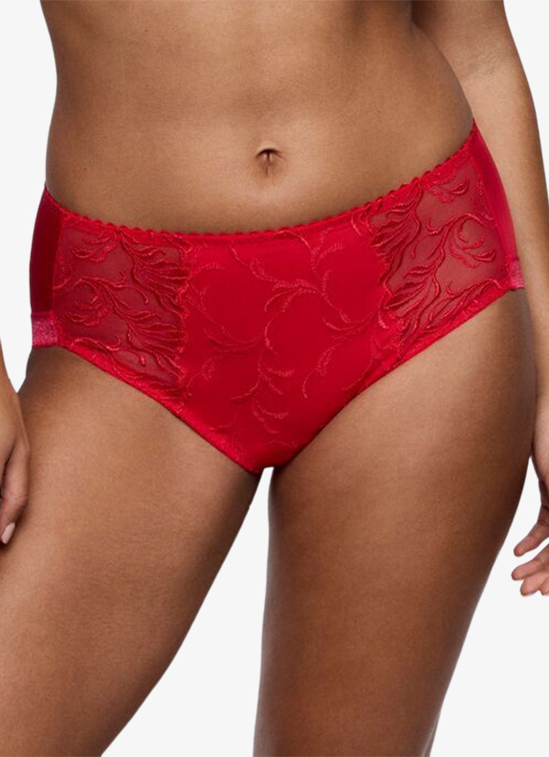PrimaDonna Solisse shorty met borduring - detail 3 rood