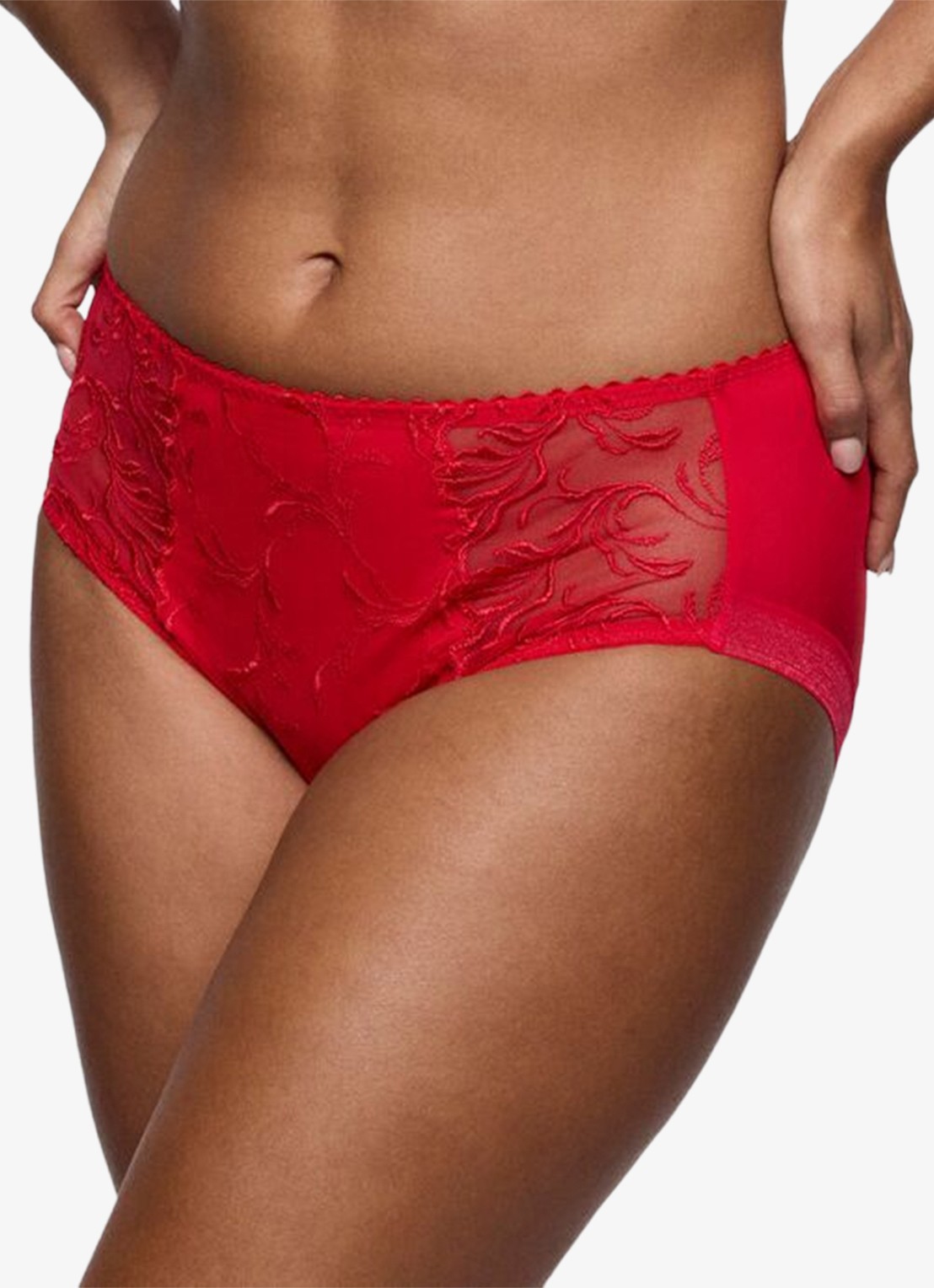 PrimaDonna Solisse shorty met borduring - detail 4 rood