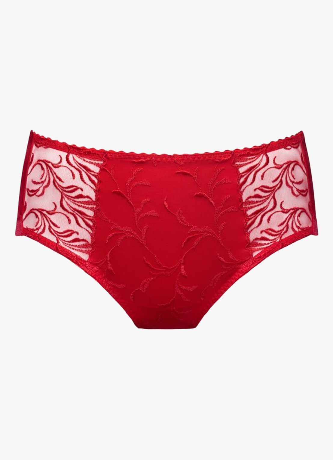 PrimaDonna Solisse shorty met borduring - voorkant rood