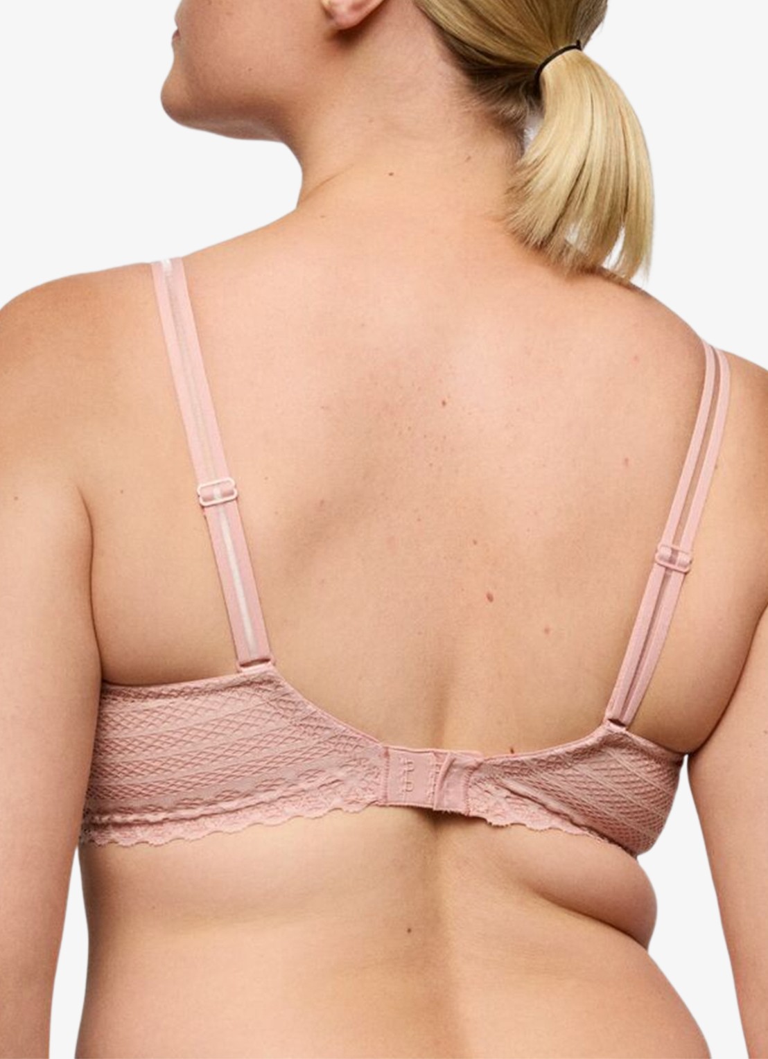 PrimaDonna Twist Side voorgevormde beugel bh - achterkant lichtroze