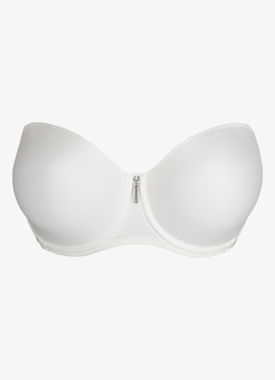 PrimaDonna Twixie strapless bandeau bh - voorkant wit