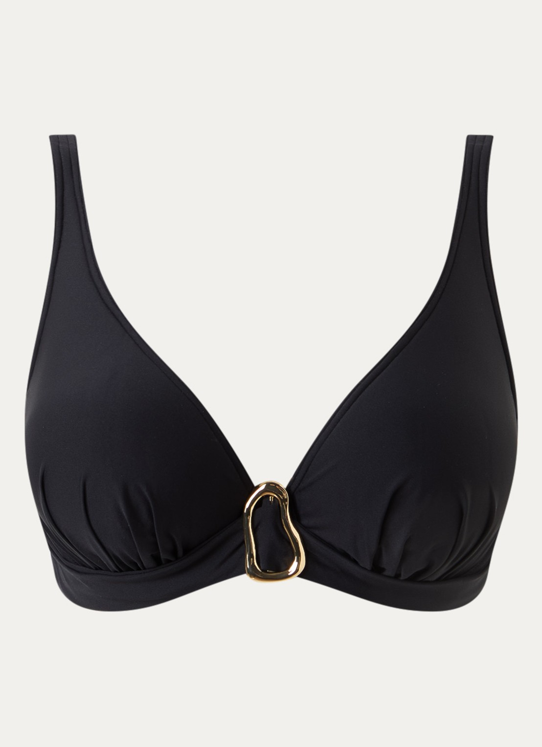PrimaDonna Uvita voorgevormde bikinitop met beugel  - voorkant zwart