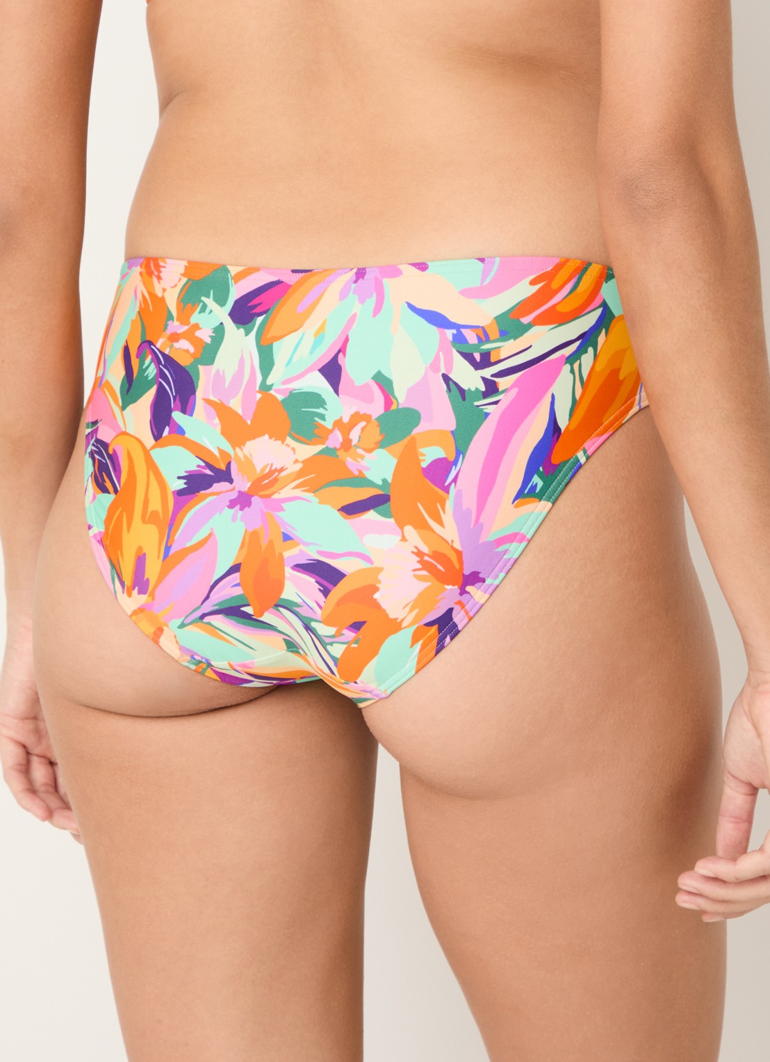 PrimaDonna Varadeo bikinislip met print - achterkant 3 turquoise