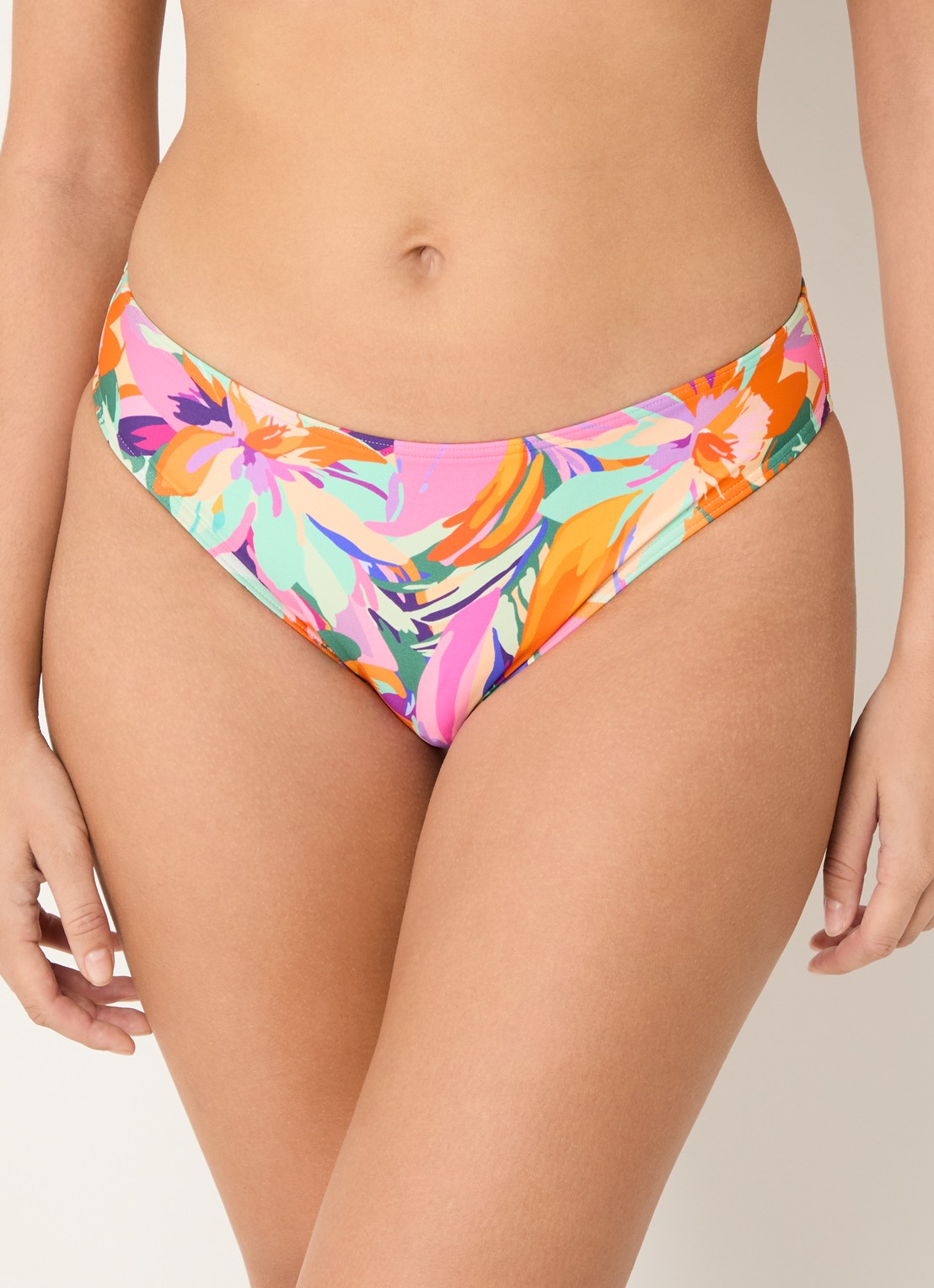 PrimaDonna Varadeo bikinislip met print - detail turquoise