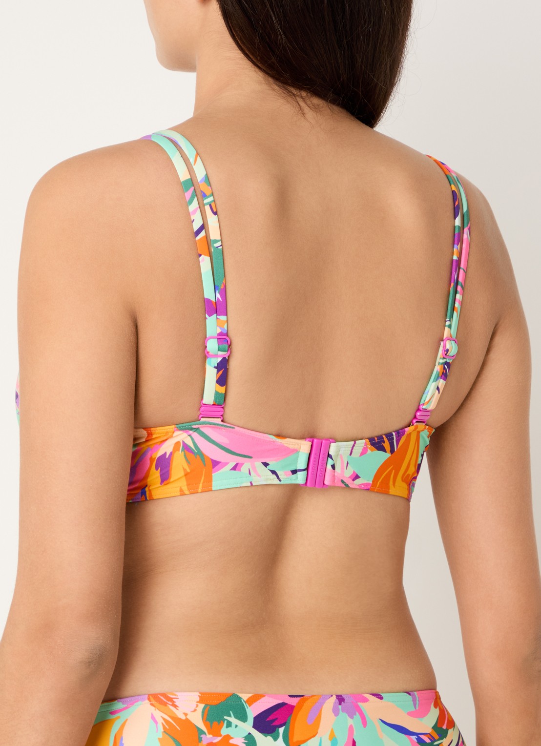 PrimaDonna Varadeo voorgevormde bikinitop met print - detail 2 oranje