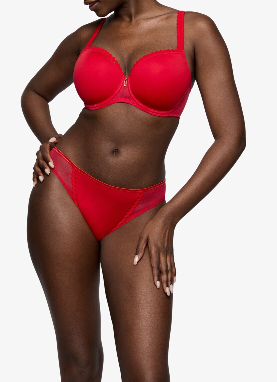 PrimaDonna Wowgirl voorgevormde balconette bh - voorkant 5 rood