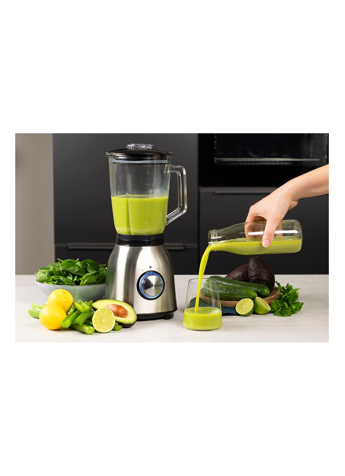 Princess 1000 blender 1,5 liter 212091 - detail 6 zilver