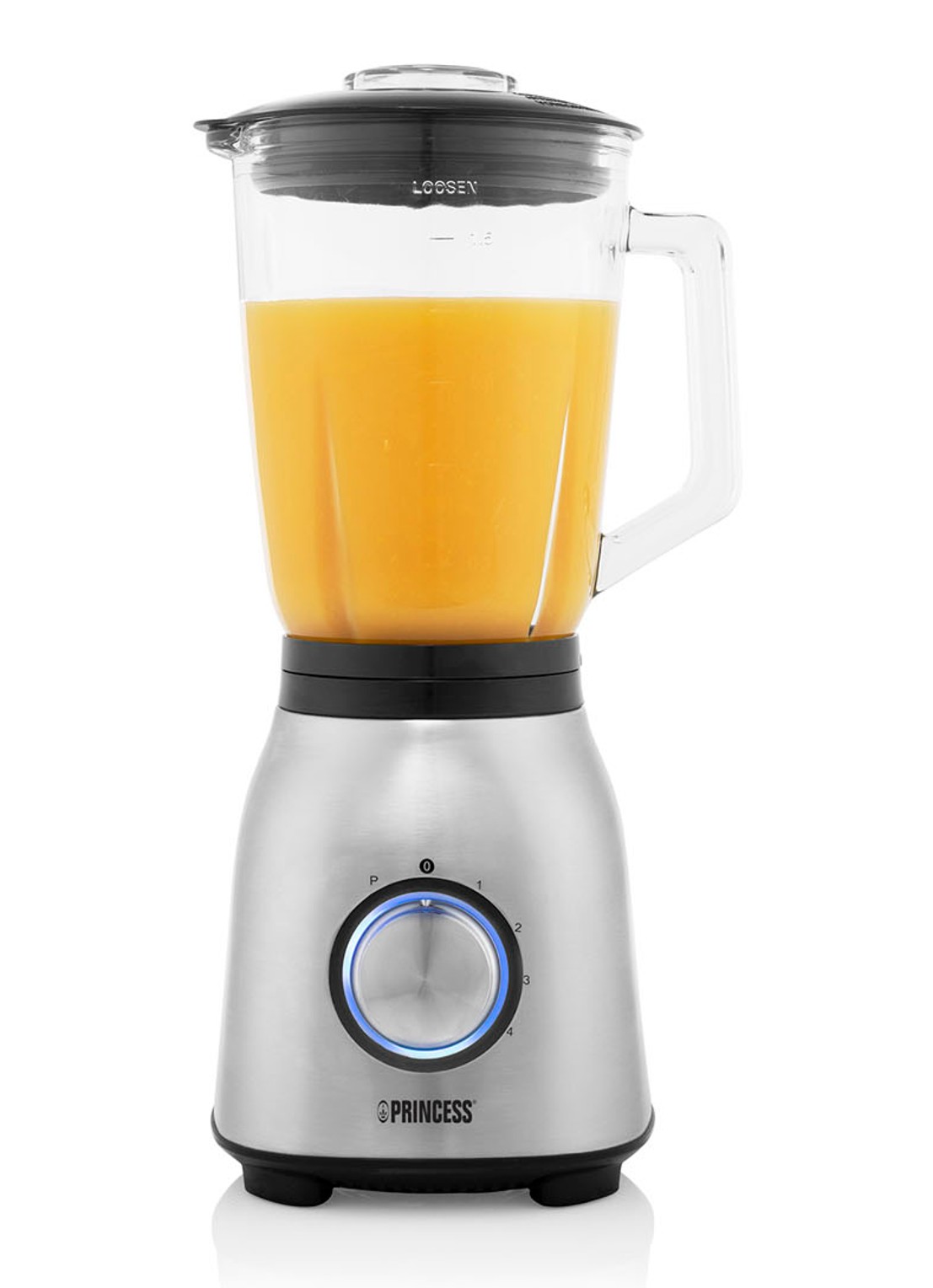 Princess 1000 blender 1,5 liter 212091 - voorkant 2 zilver