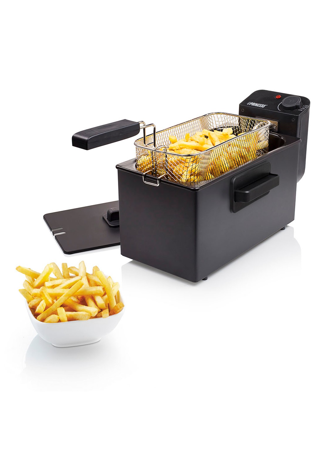 Princess Black friteuse frituurpan 182727 - voorkant 2 zwart