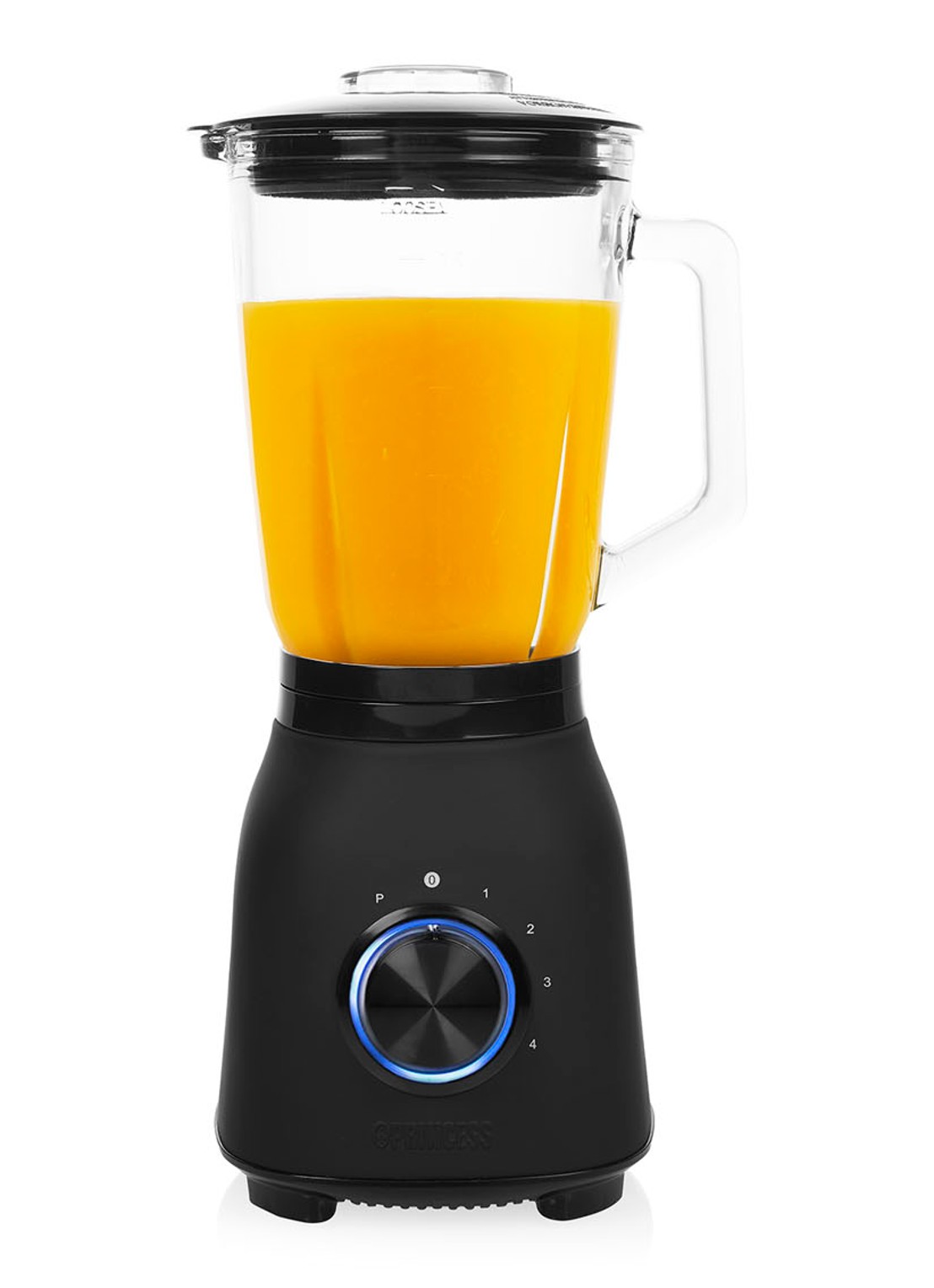Princess Black Steel 1000 blender 1,5 liter 212092 - voorkant 2 zwart