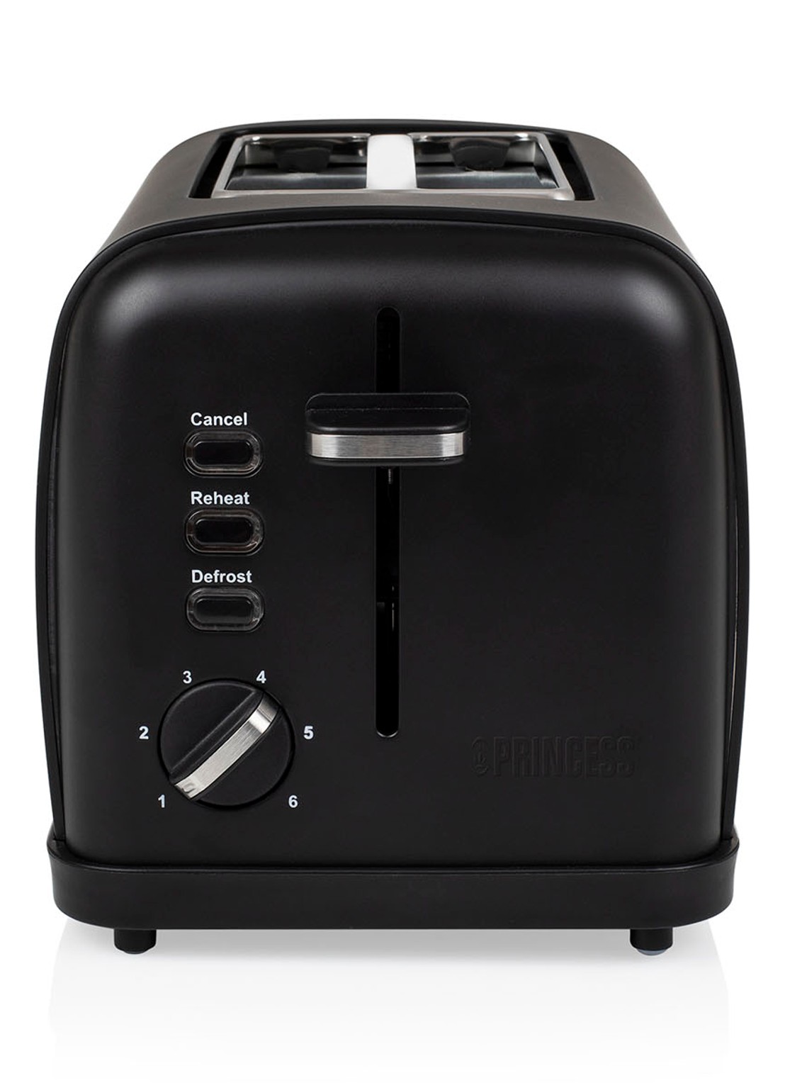 Princess Black Steel broodrooster 2-slots 142396 - detail 3 zwart