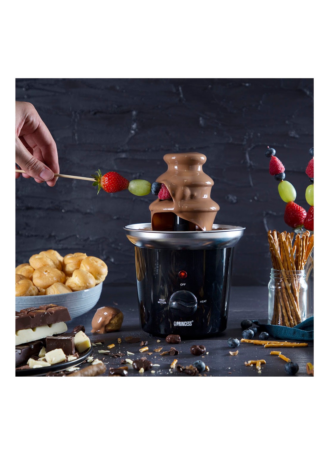 Princess Chocoladefontein 292994 - detail 4 zwart