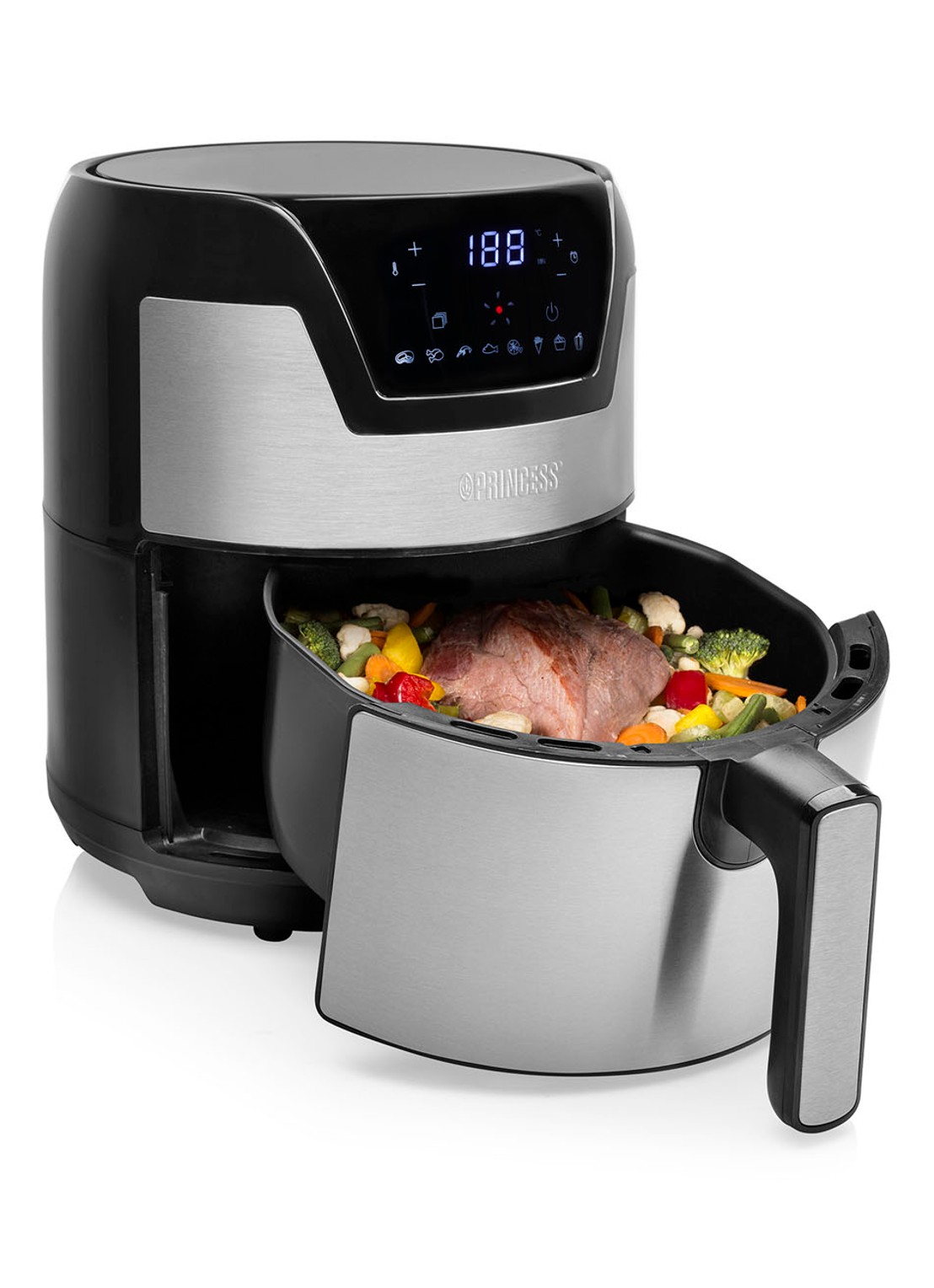 Princess Digitale Aerofryer XXL airfryer 182026 - detail 5 zilver