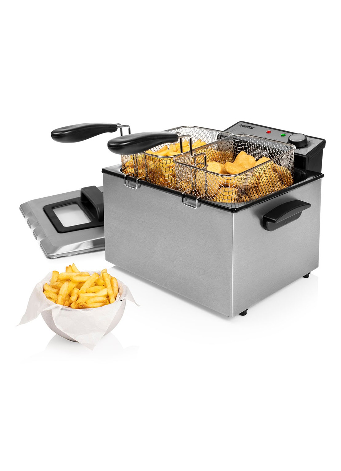 Princess Friteuse frituurpan 185000 - voorkant 7 zilver