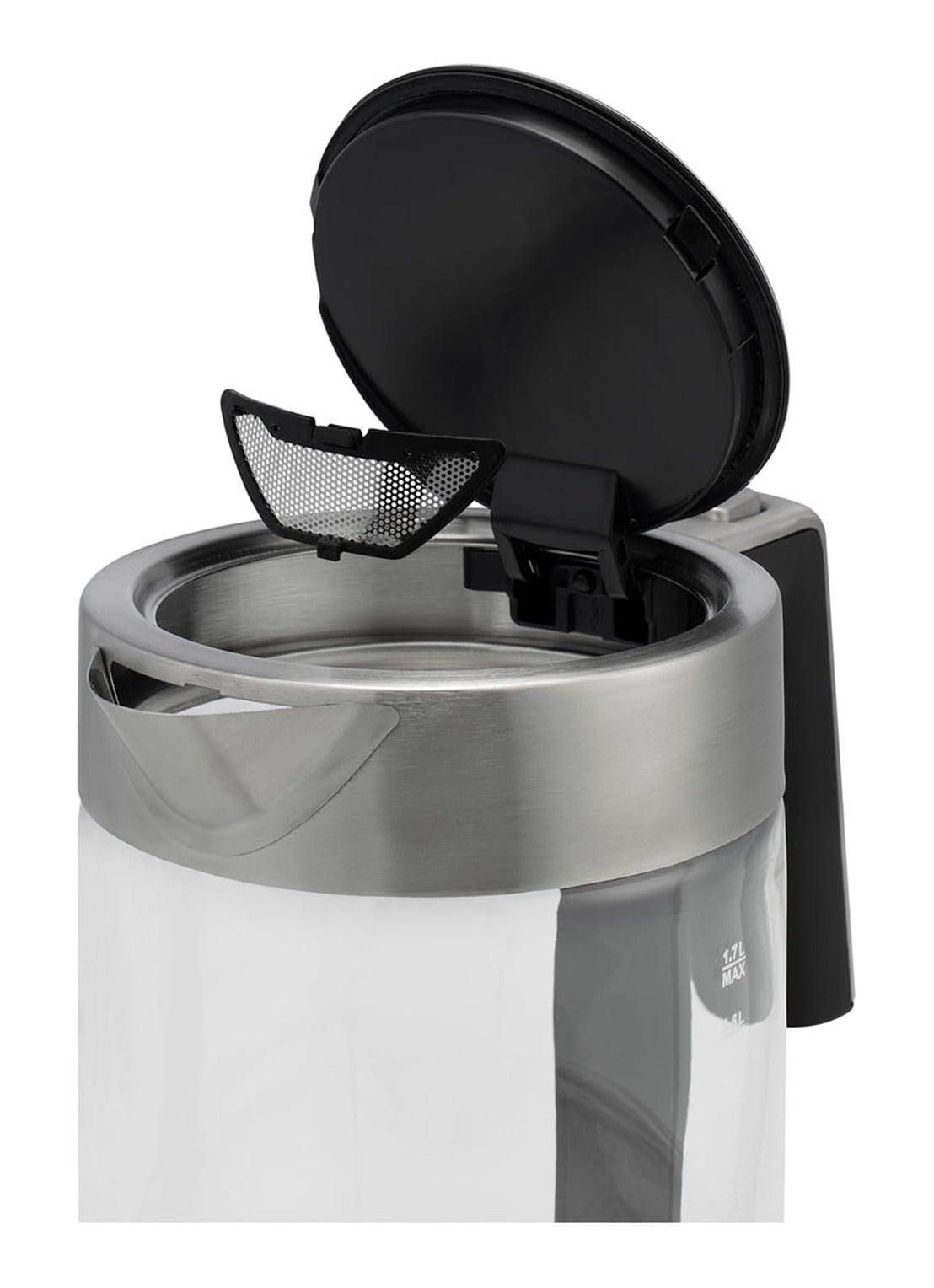 Princess London waterkoker 1,7 liter 236041 - detail transparant