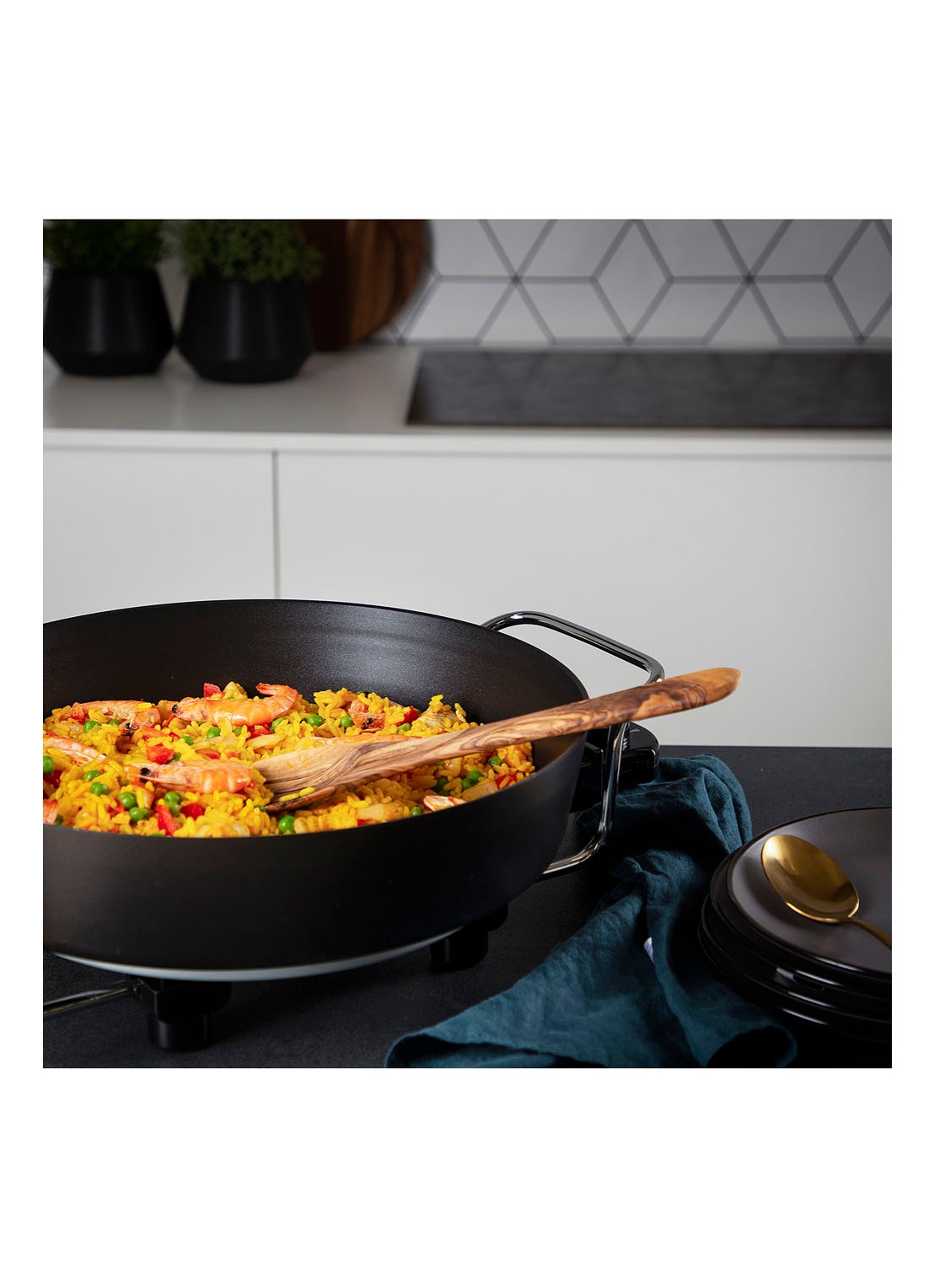 Princess Multi Wonder Chef Pro grillpan 35,5 cm - detail 5 zwart