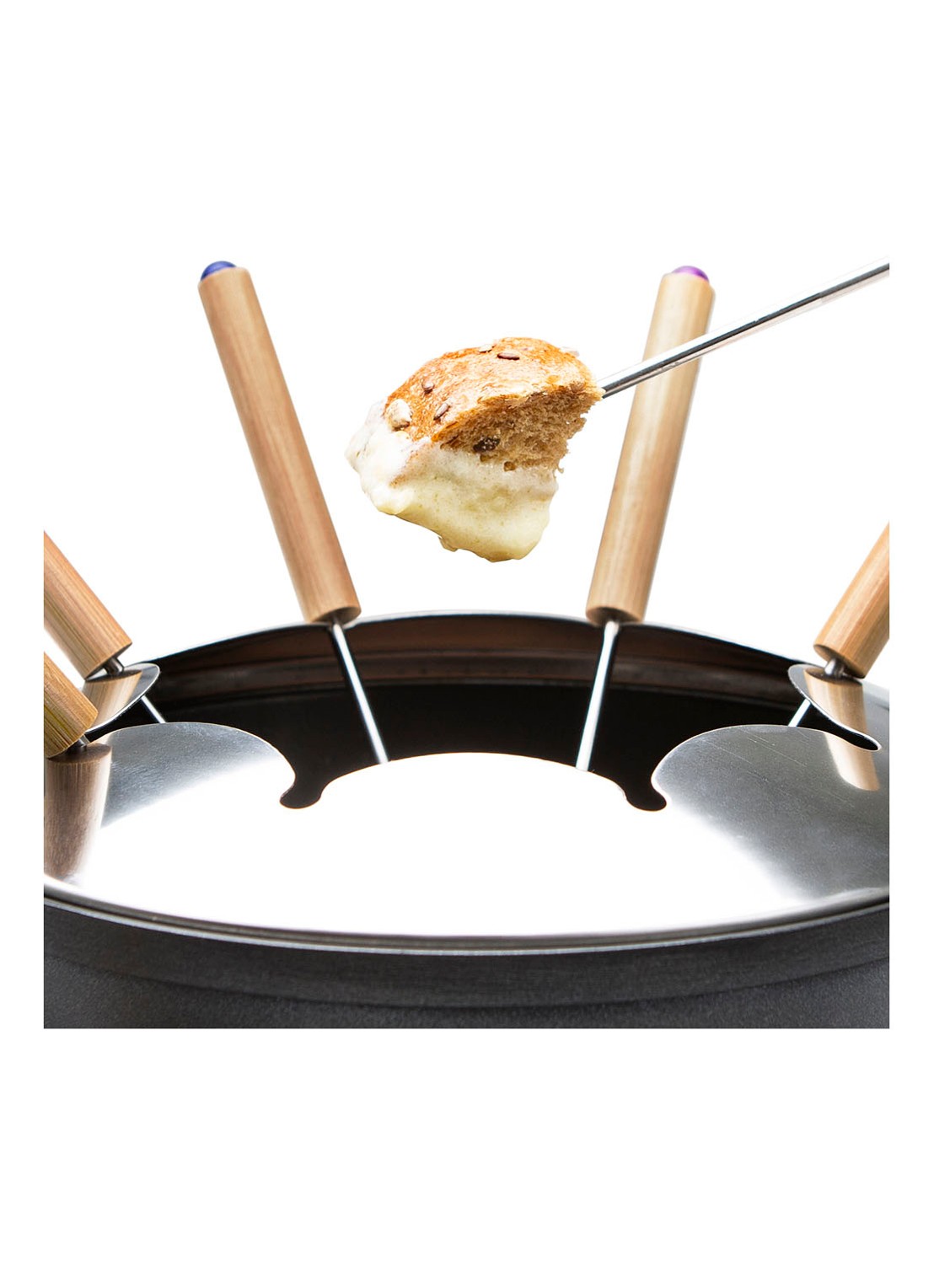 Princess Pure fonduesstel 40,5 x 39,5 cm 173025 - detail 3 zwart