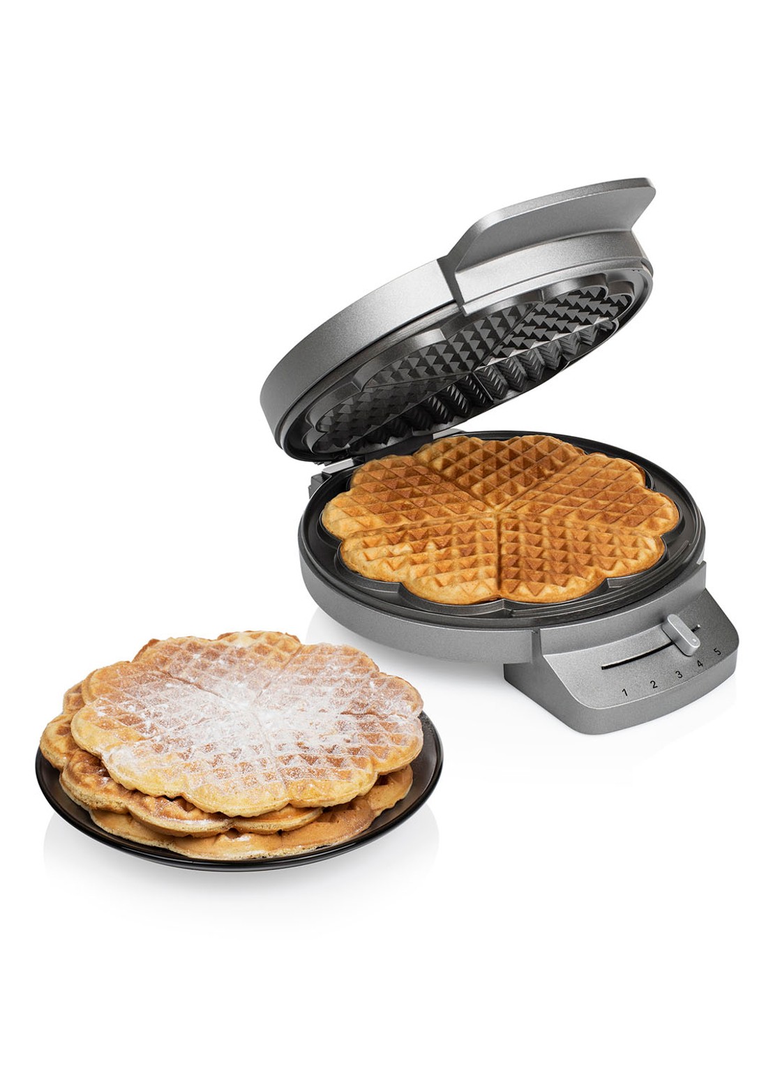 Princess Wafelmaker DeLuxe wafelijzer 132380 - detail 3 zwart