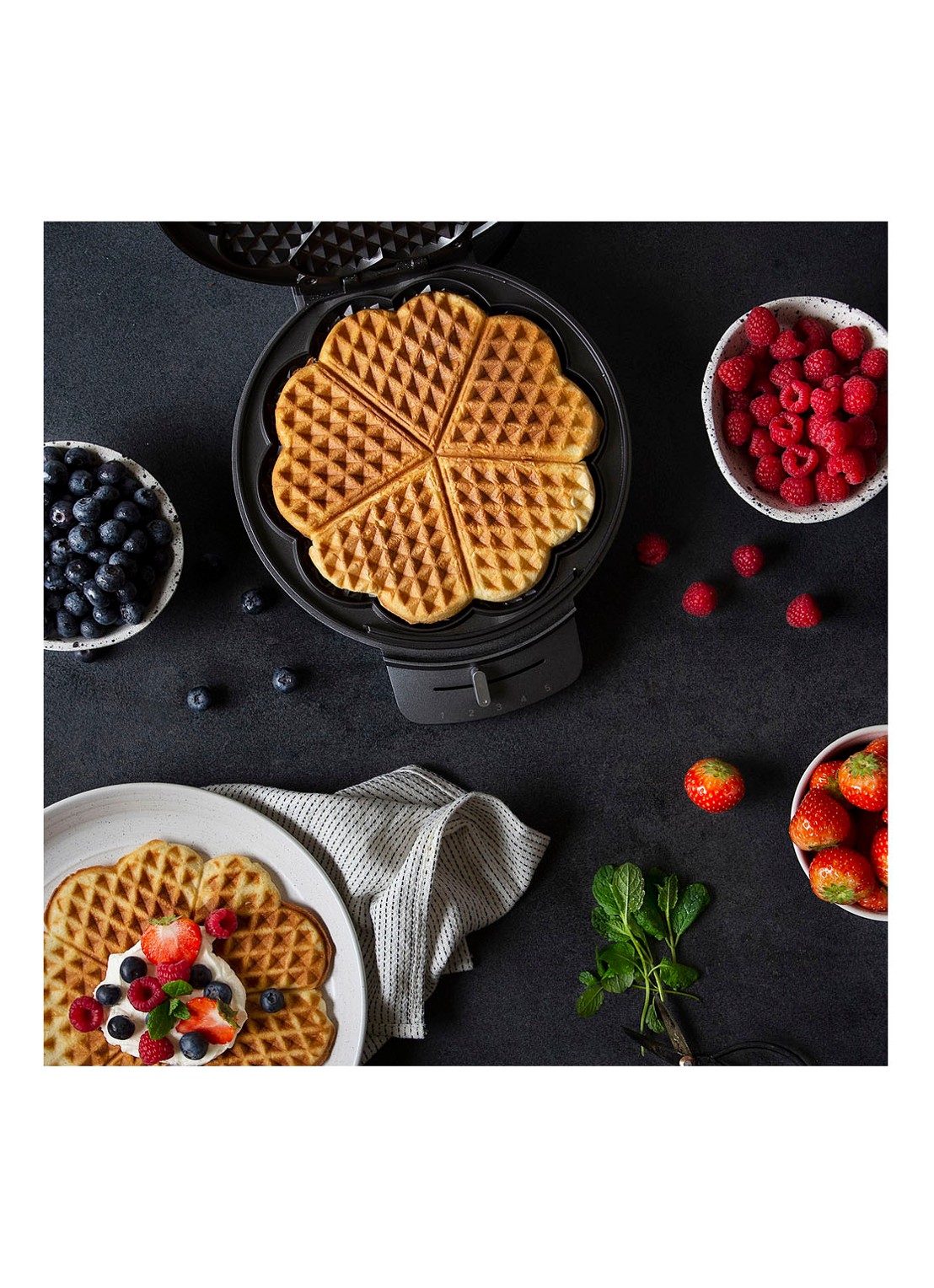 Princess Wafelmaker DeLuxe wafelijzer 132380 - detail 5 zwart