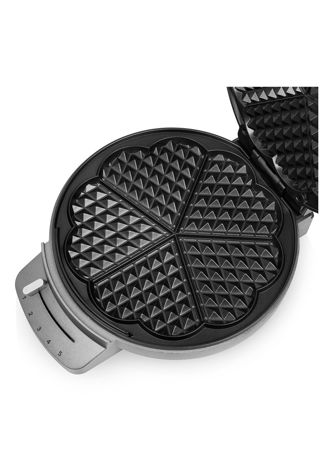 Princess Wafelmaker DeLuxe wafelijzer 132380 - voorkant 7 zwart