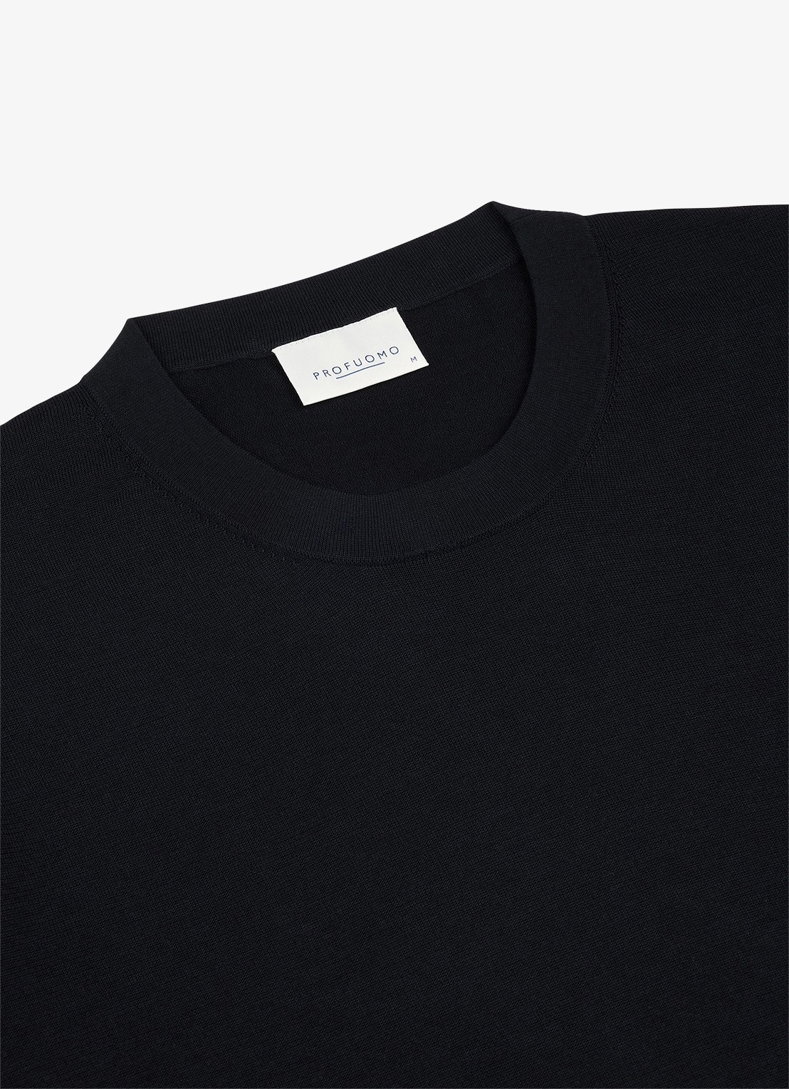 Profuomo Aero ease T-shirt met stretch - detail 5 donkerblauw