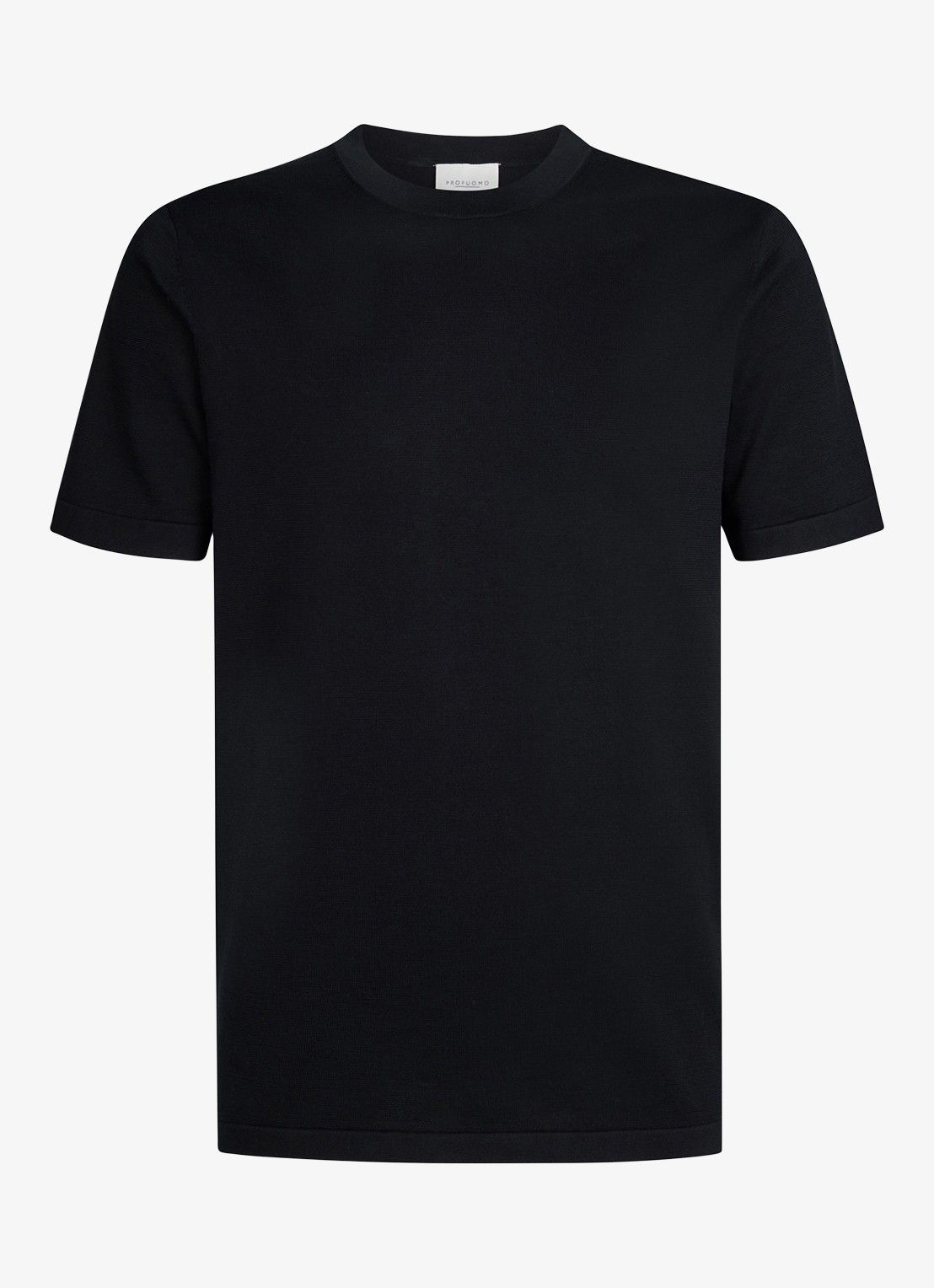 Profuomo Aero ease T-shirt met stretch - voorkant donkerblauw