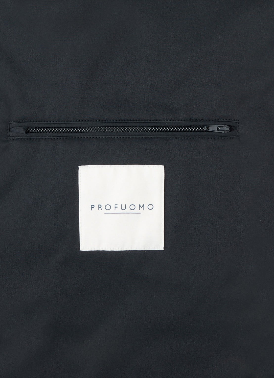 Profuomo Bodywarmer met magneetsluiting - detail 7 donkerblauw