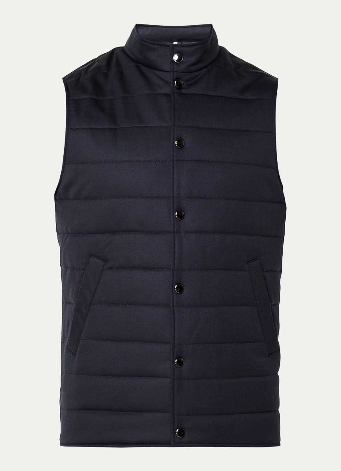 Profuomo Bodywarmer met steekzakken - voorkant 3 donkerblauw
