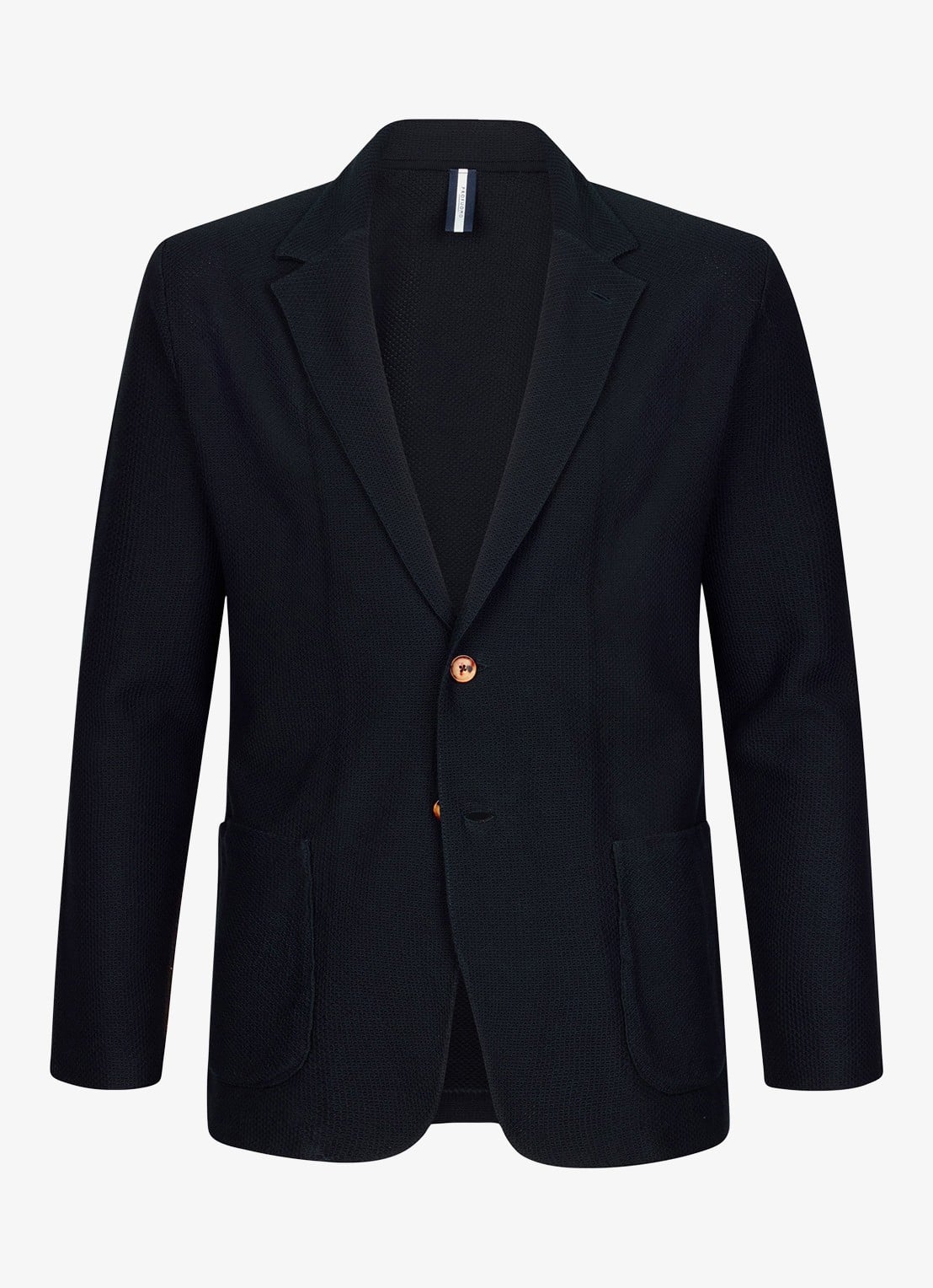 Profuomo Colbert van wol - voorkant 5 donkerblauw