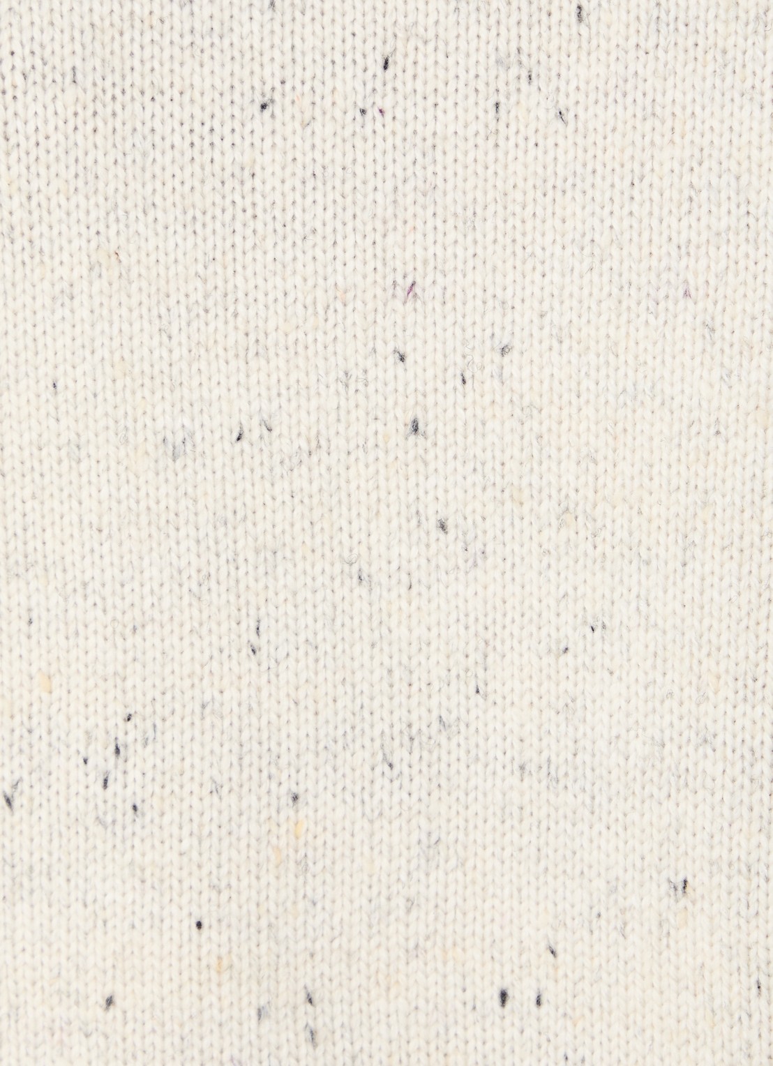 Profuomo Grofgebreide trui in wolblend met gemêleerd dessin - detail 2 gebroken wit