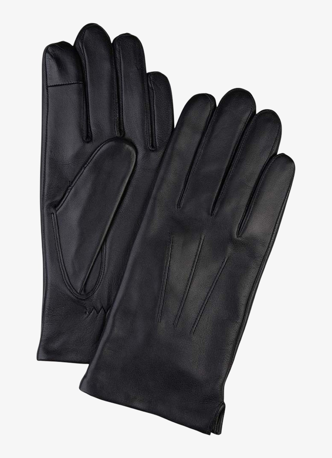 Profuomo Handschoenen van leer - voorkant 2 beige