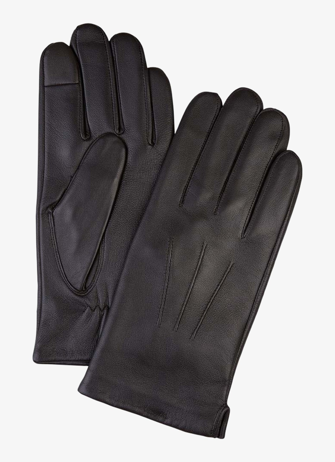 Profuomo Handschoenen van leer - voorkant 2 bruin