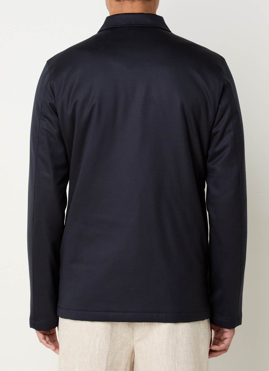 Profuomo Jack van wol - achterkant 4 donkerblauw