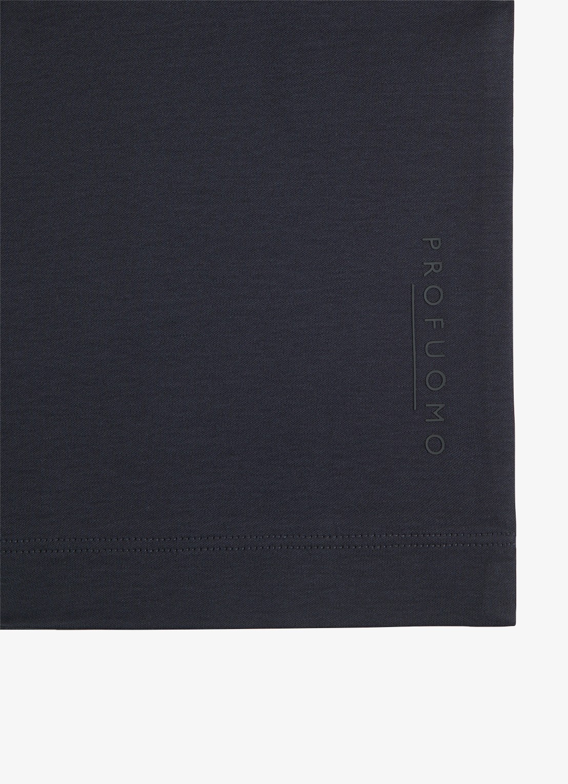 Profuomo Luxury T-shirt met stretch - detail 6 donkerblauw