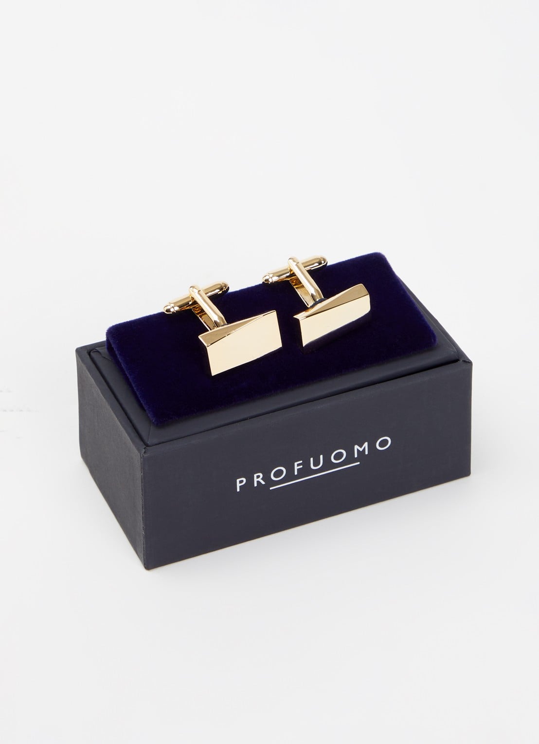 Profuomo Manchetknopen  - voorkant 3 goud
