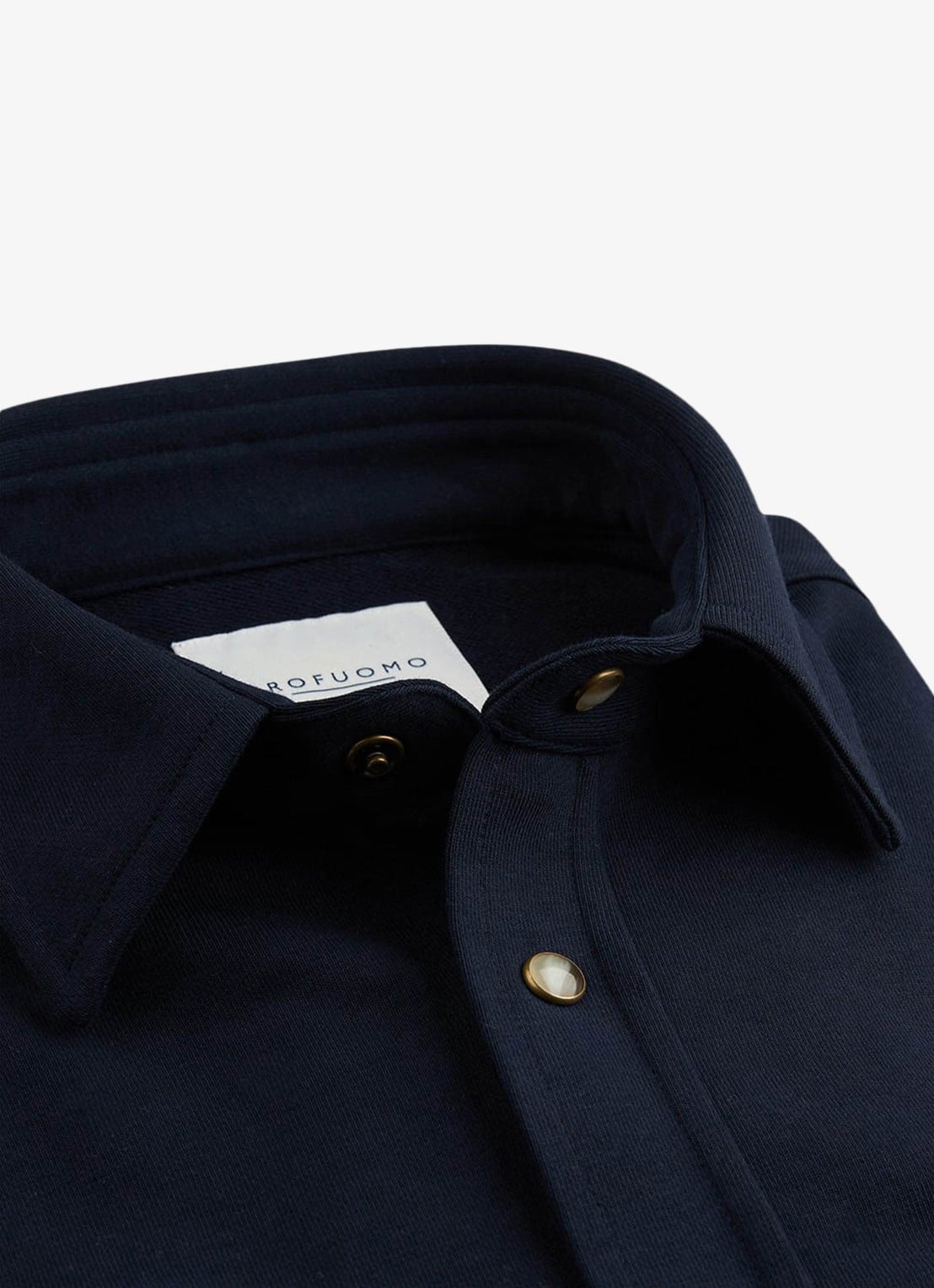 Profuomo Overshirt met borstzakken - detail 3 blauw