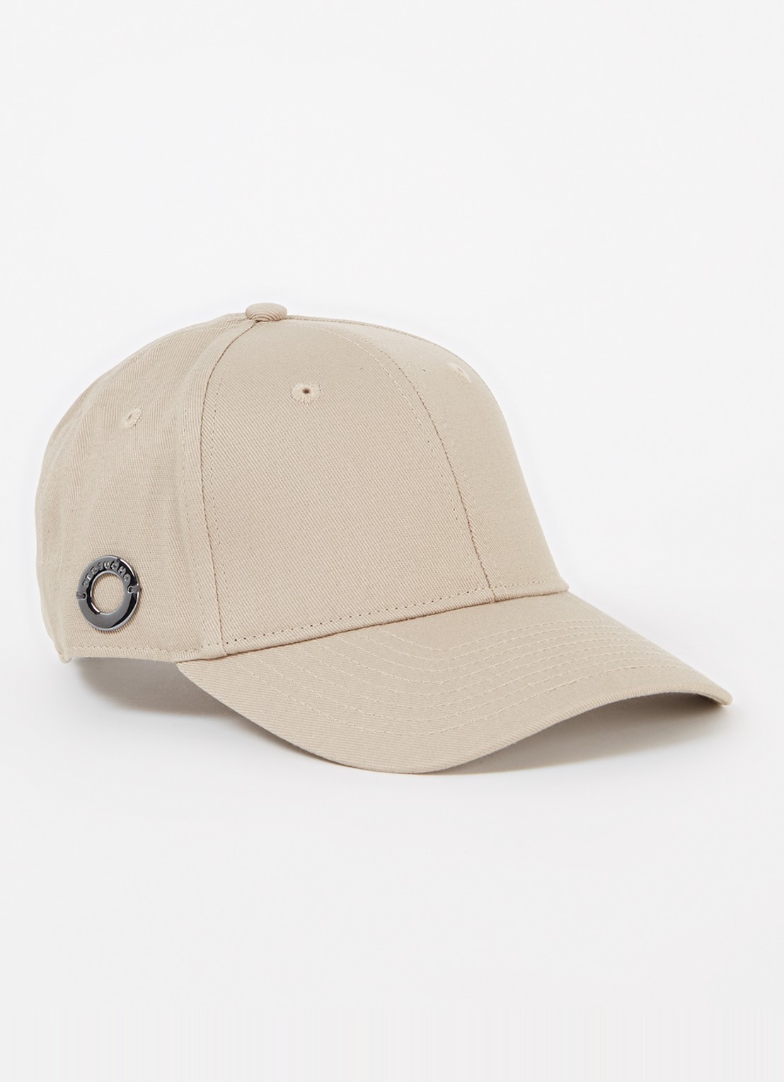 Profuomo Pet met logo - voorkant 2 donkerbeige