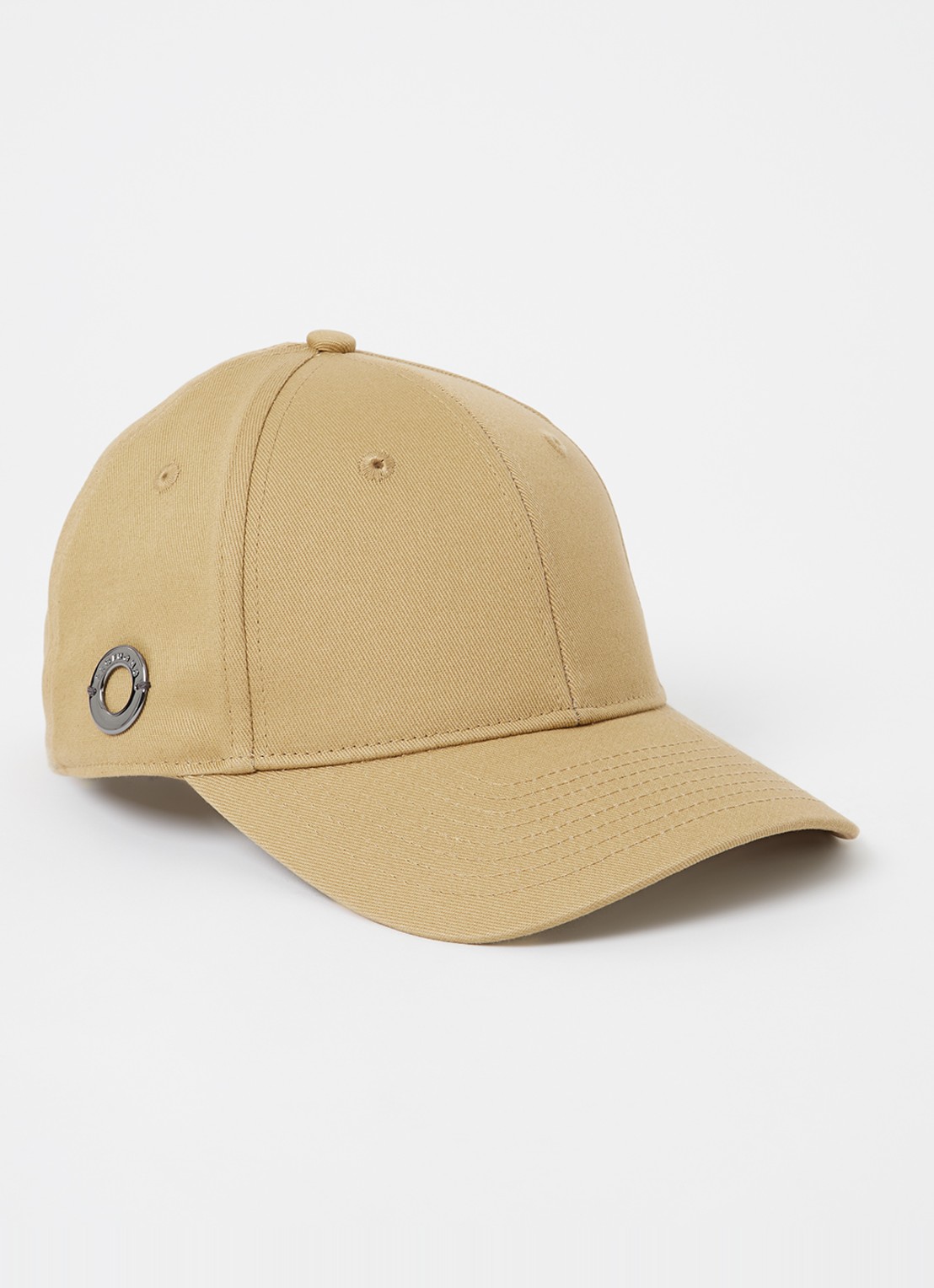 Profuomo Pet met logo - voorkant camel
