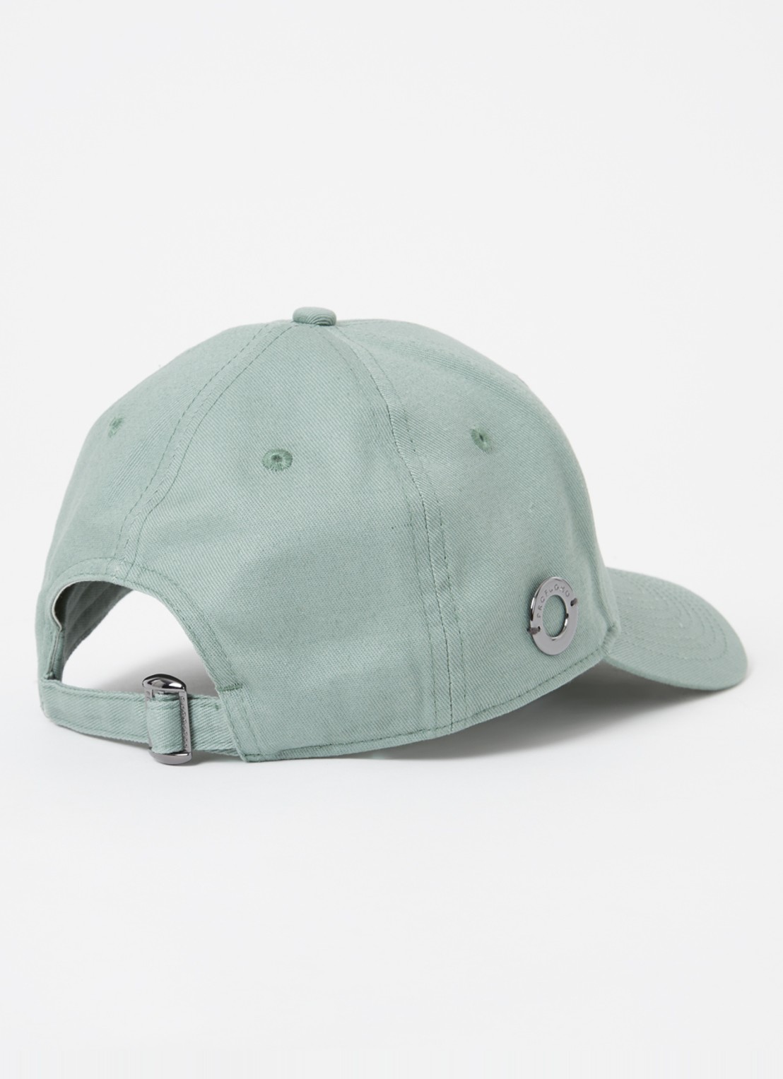 Profuomo Pet met logo - detail lichtgroen