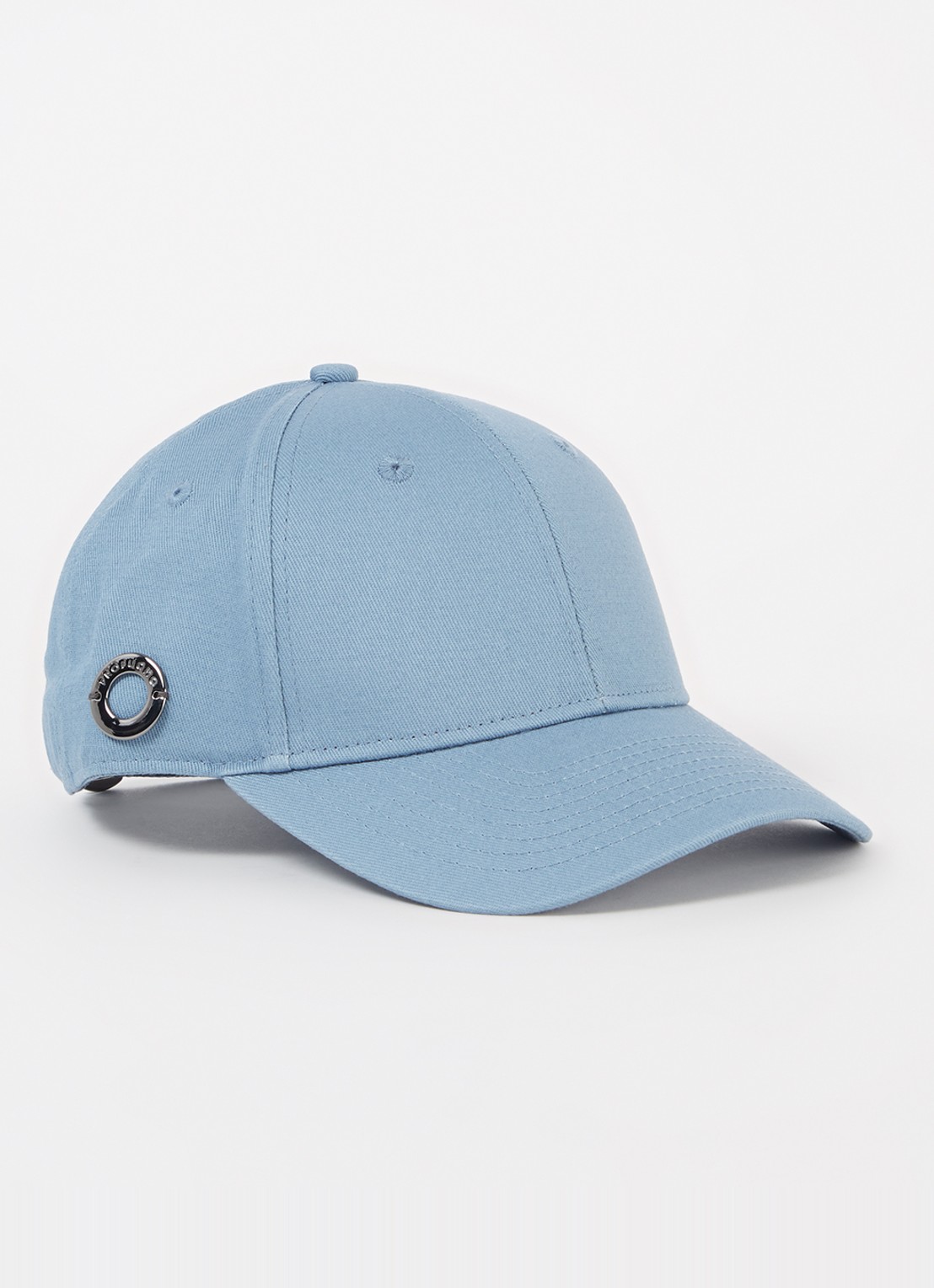 Profuomo Pet met logo - voorkant 2 staalblauw